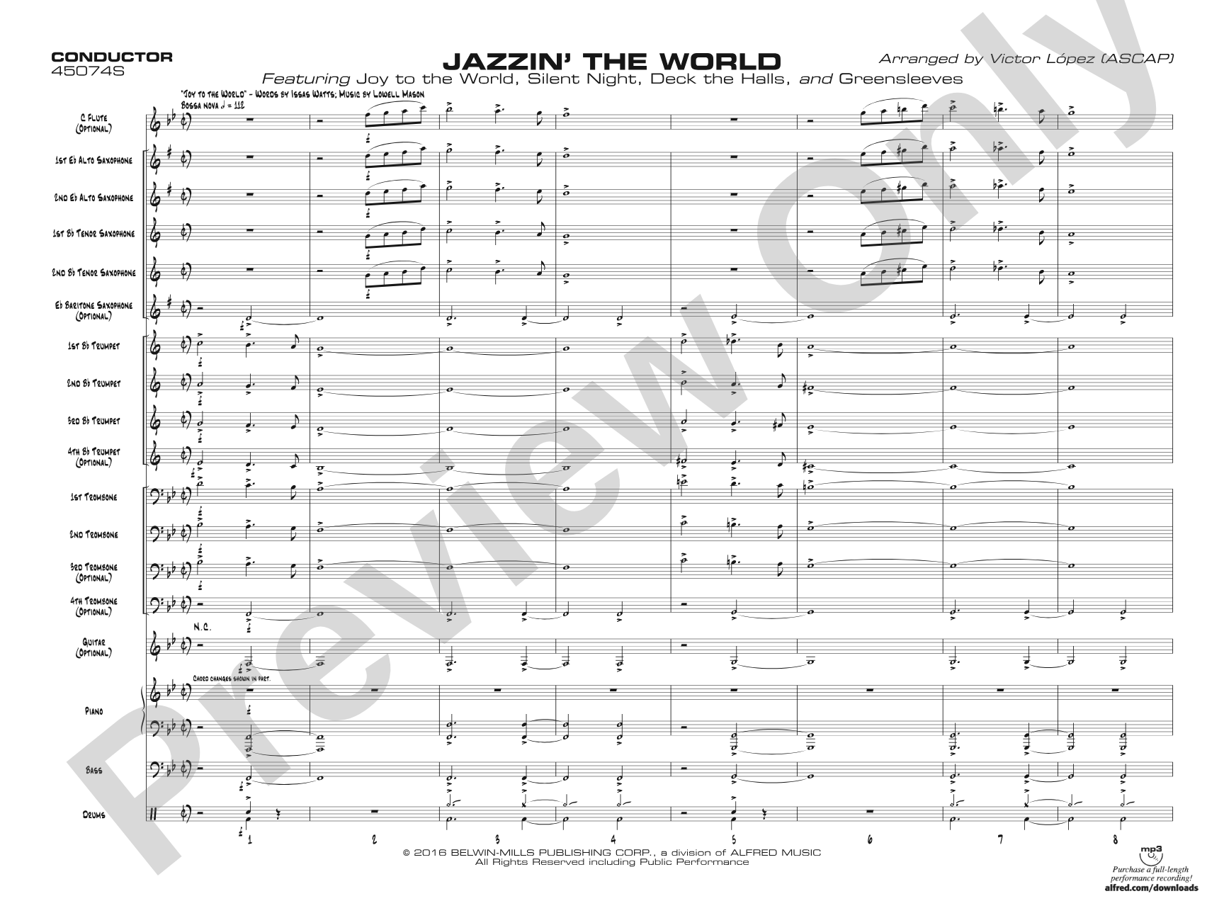 Jazzin' the World: Score