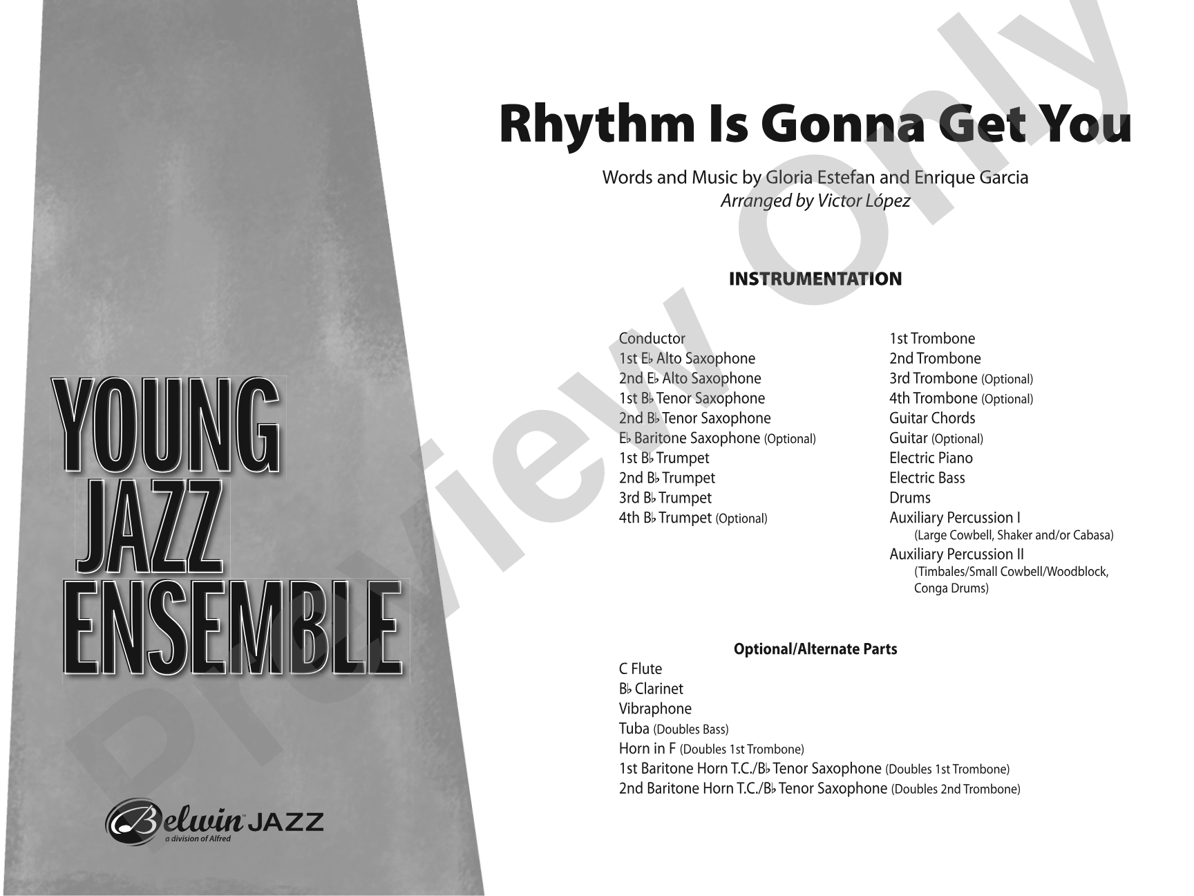 Rhythm Is Gonna Get You: Jazz Ensemble Conductor Score & Parts