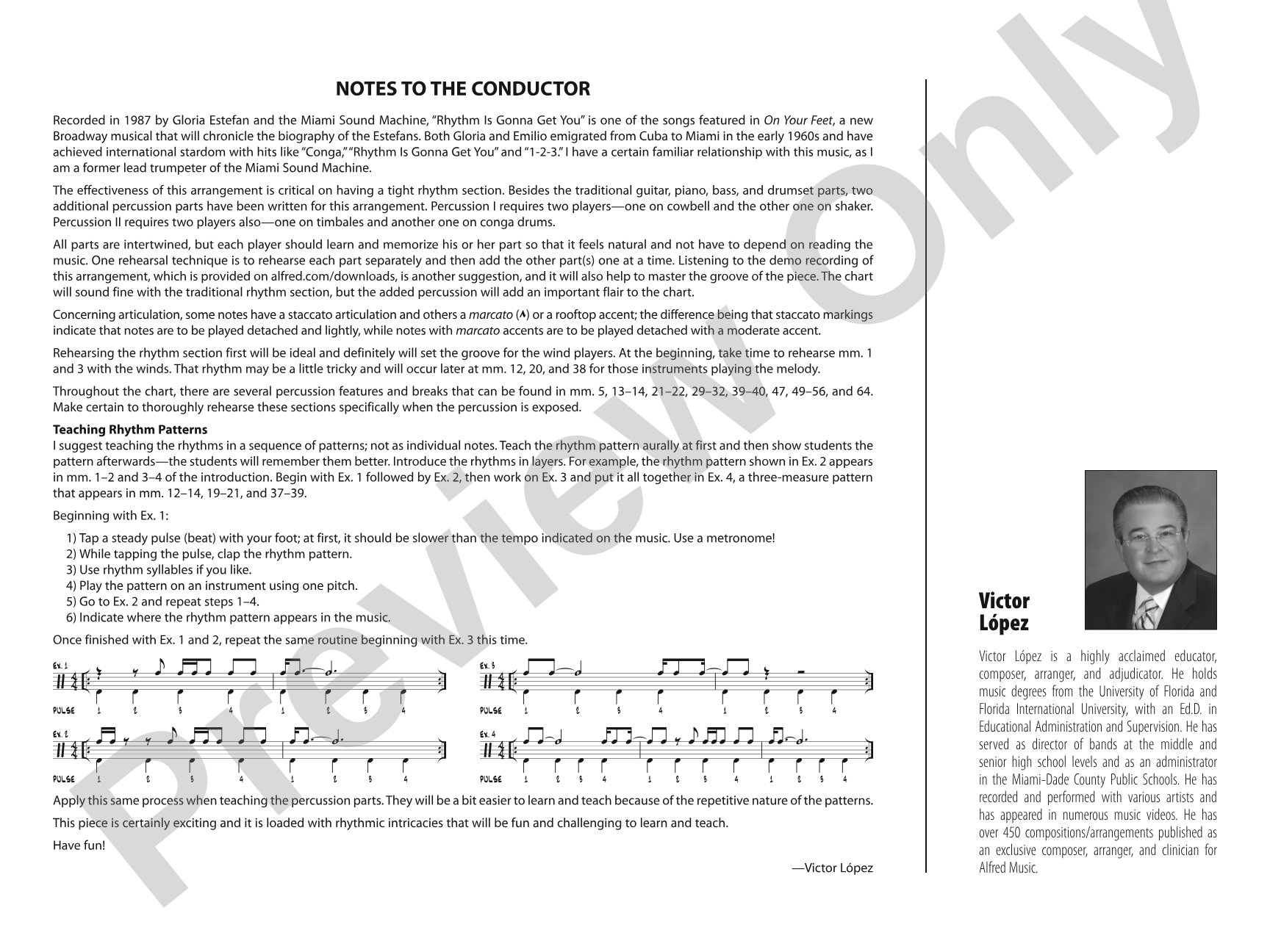 Rhythm Is Gonna Get You: Jazz Ensemble Conductor Score & Parts