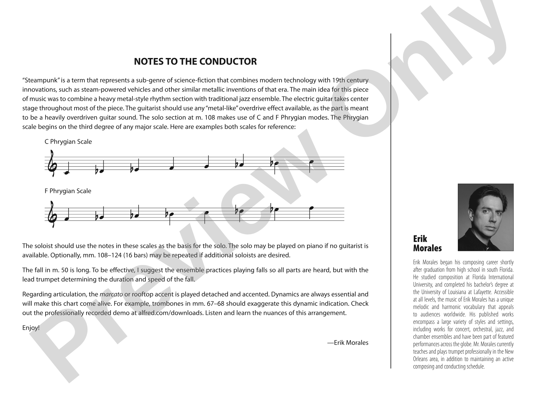 Steampunk: Jazz Ensemble Conductor Score & Parts