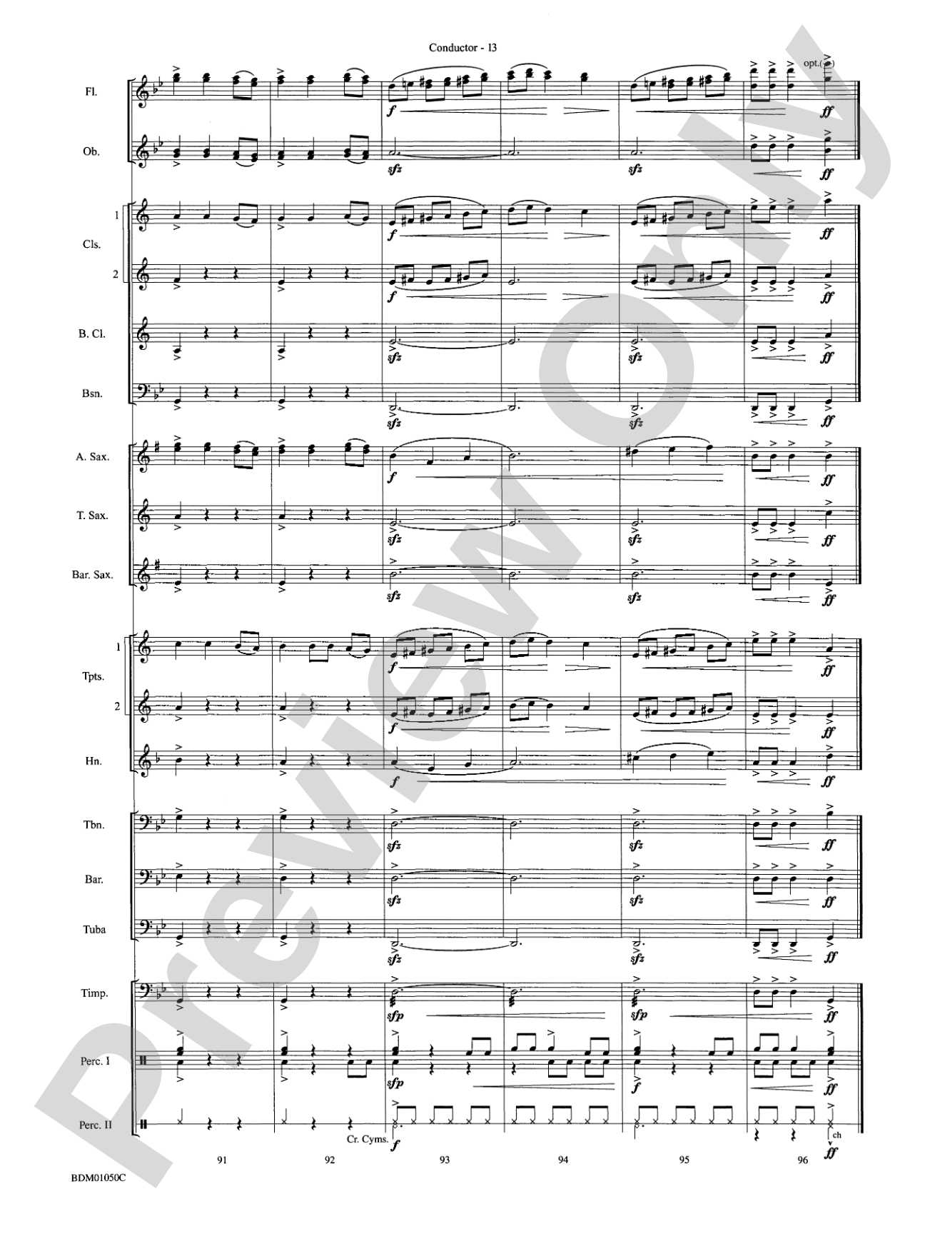 African Bell Carol (for Percussion and Winds): Concert Band Conductor Score & Parts