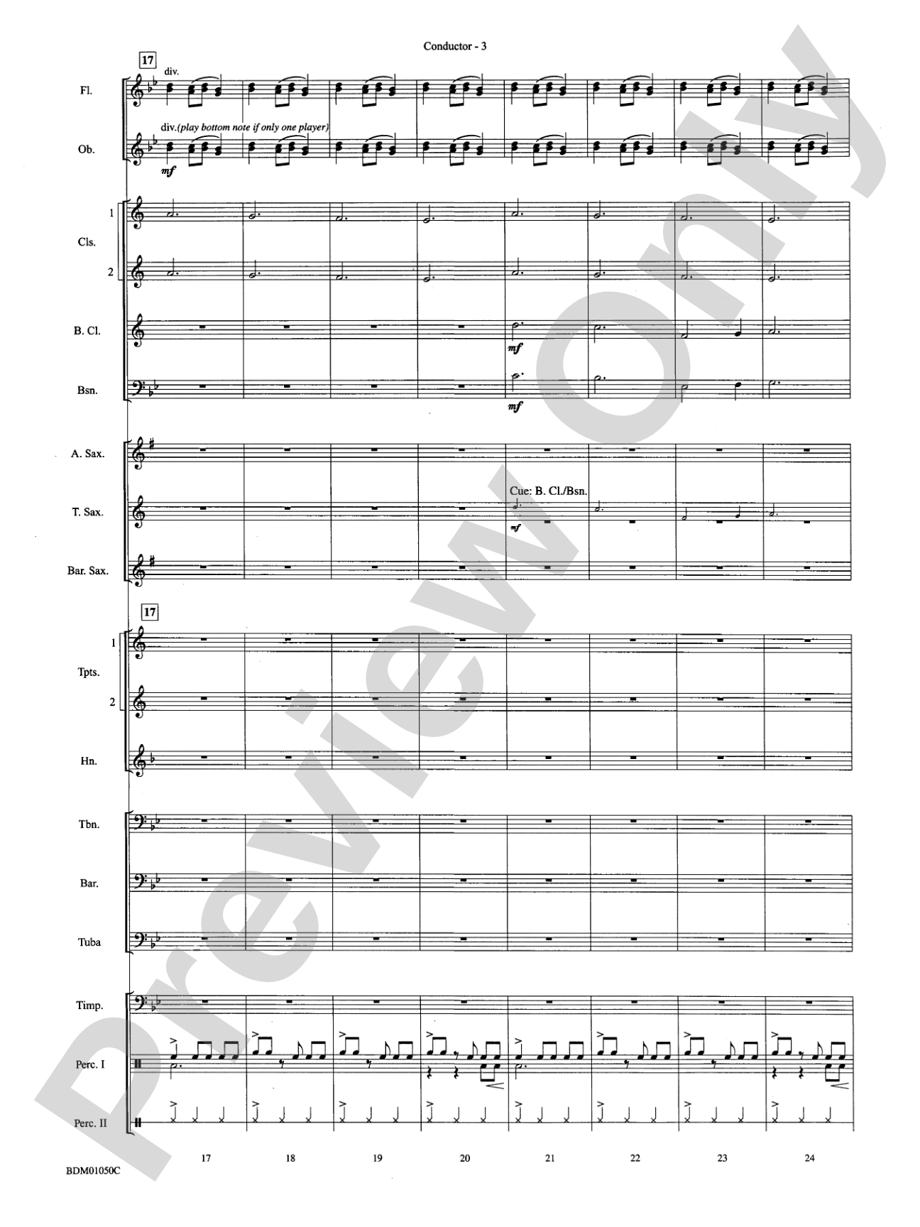African Bell Carol (for Percussion and Winds): Concert Band Conductor Score & Parts
