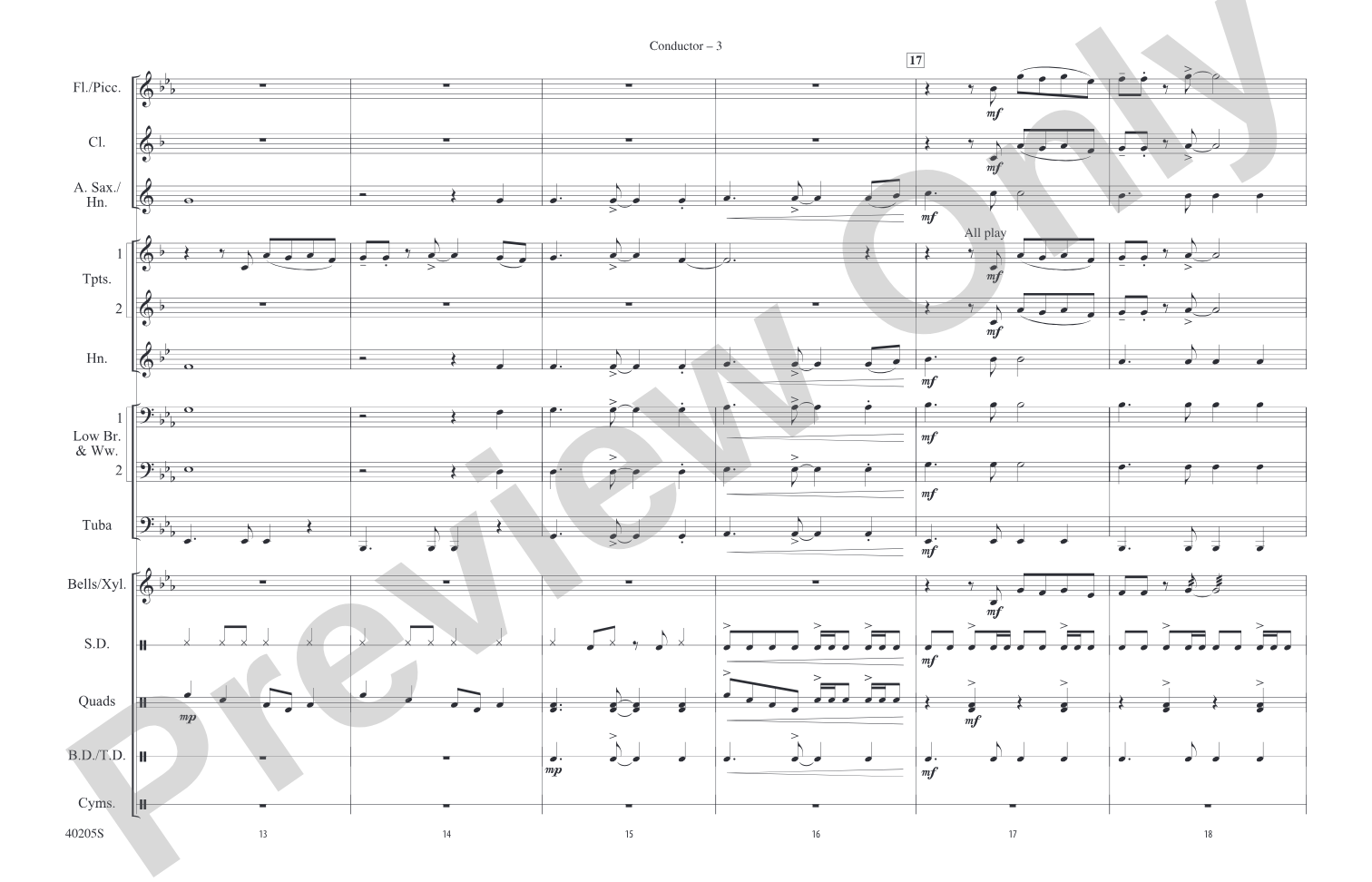 Don't Stop Believin': Marching Band Conductor Score & Parts
