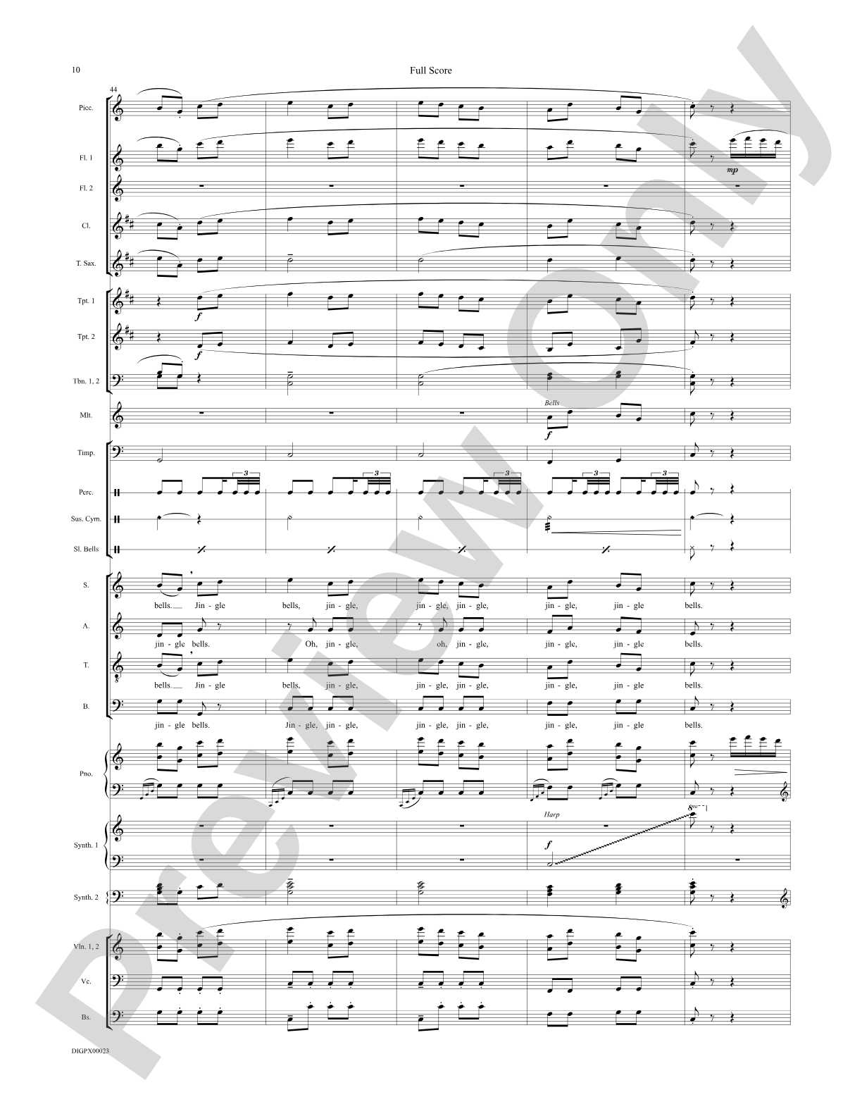 Jingle Bells Rondo: Choral SoundPax