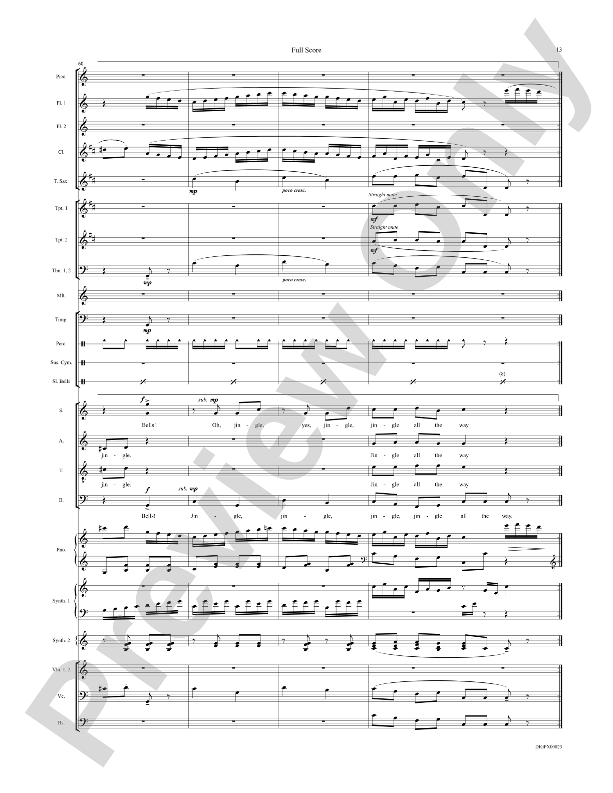 Jingle Bells Rondo: Choral SoundPax