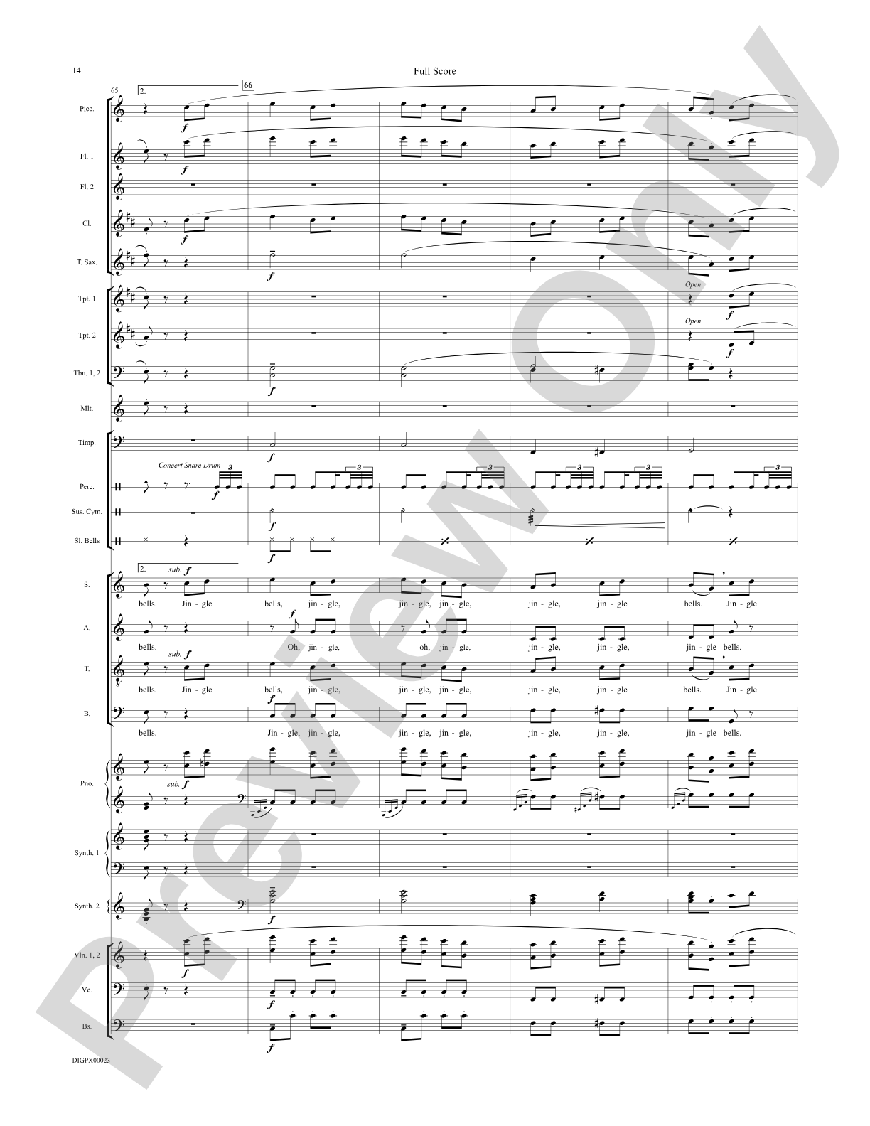 Jingle Bells Rondo: Choral SoundPax