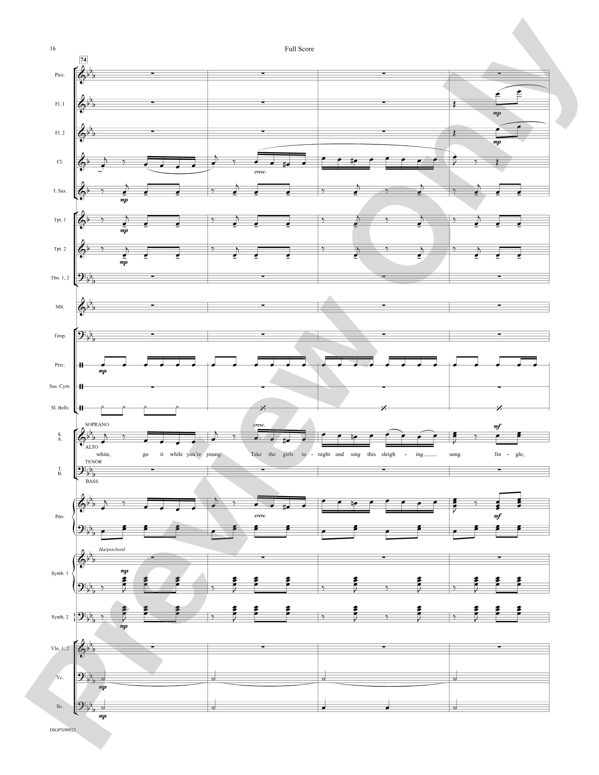 Jingle Bells Rondo: Choral SoundPax