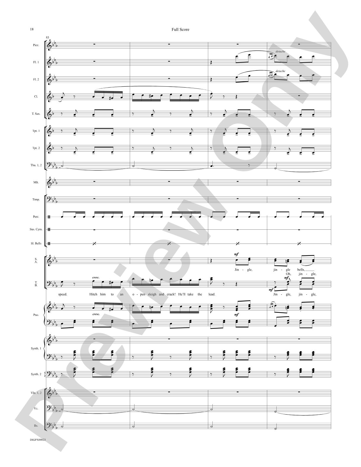 Jingle Bells Rondo: Choral SoundPax