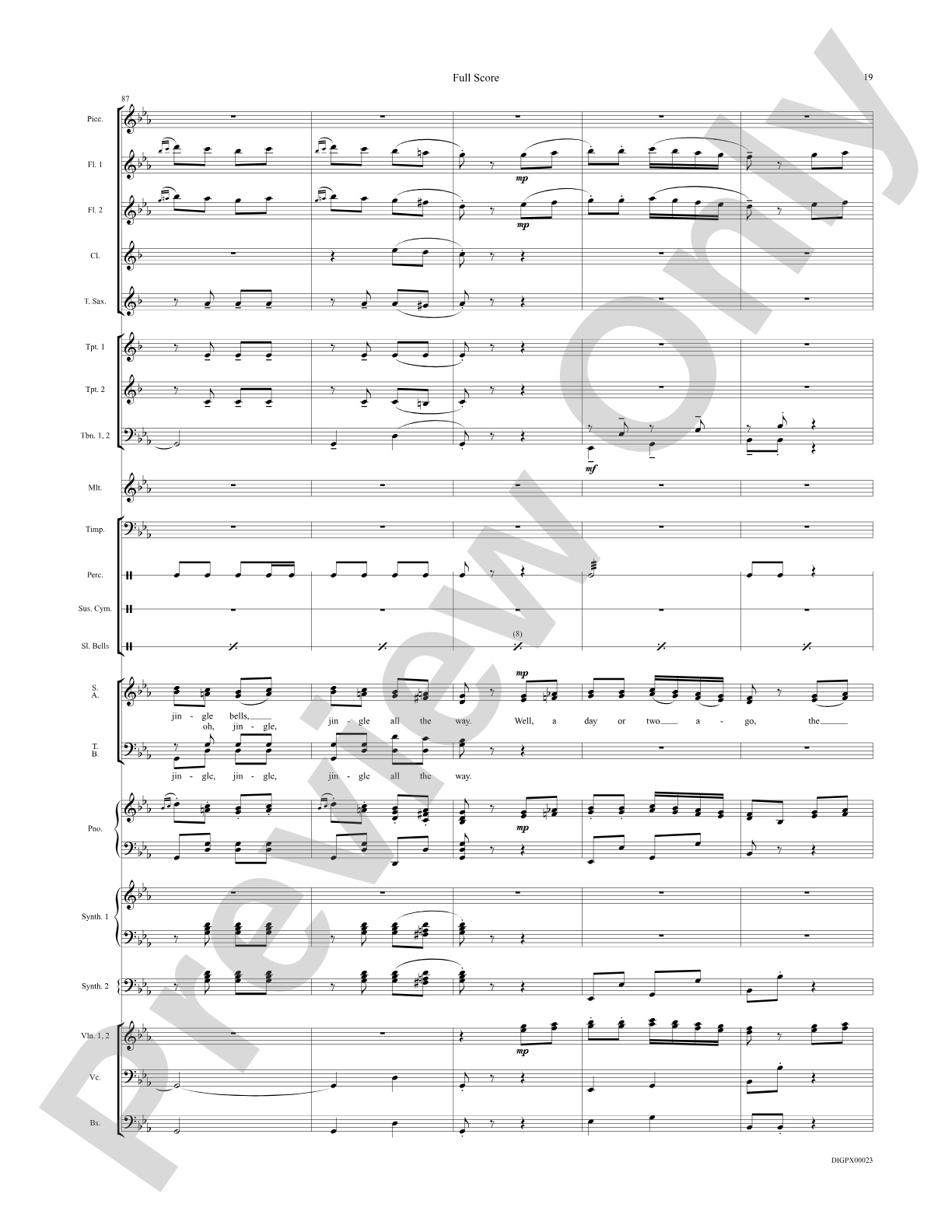 Jingle Bells Rondo: Choral SoundPax