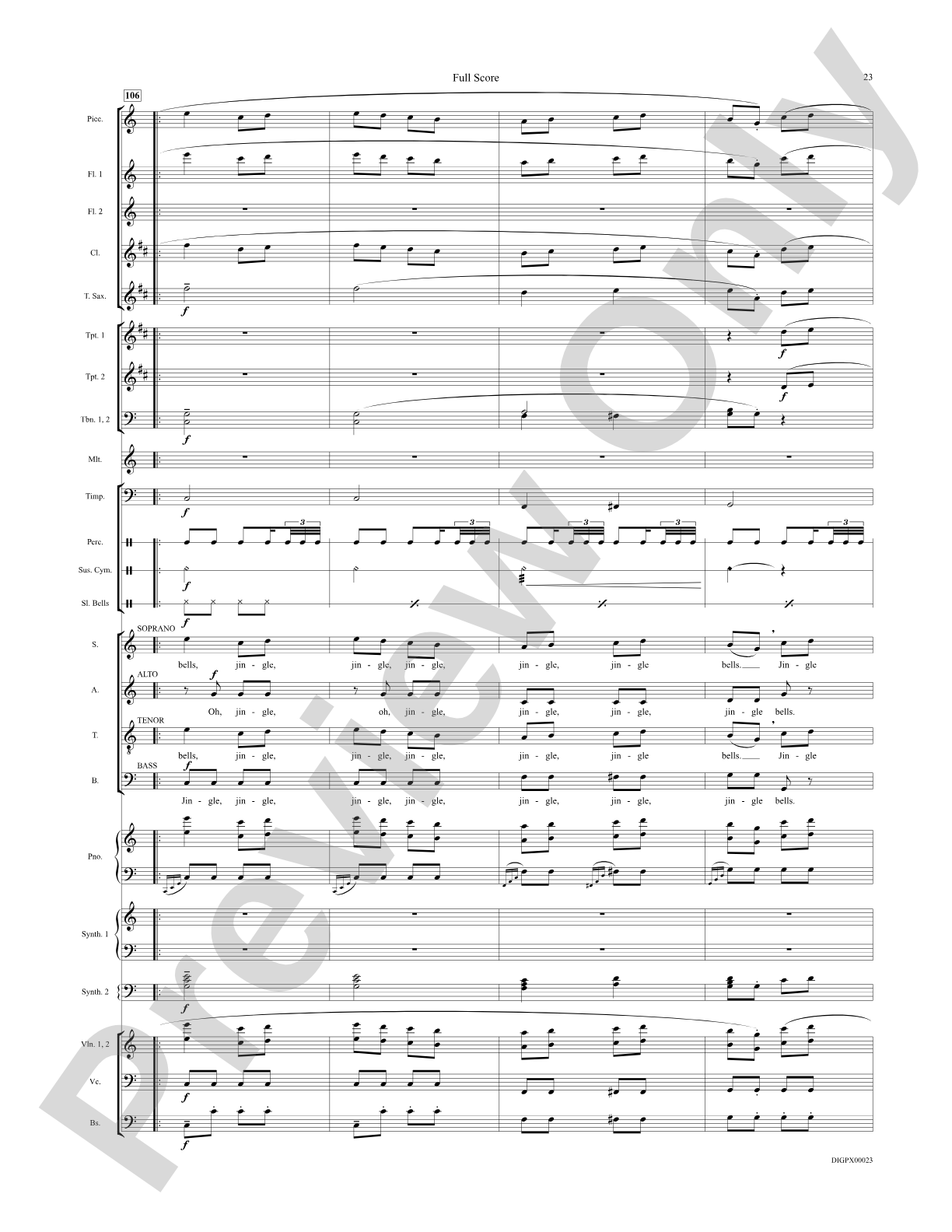 Jingle Bells Rondo: Choral SoundPax