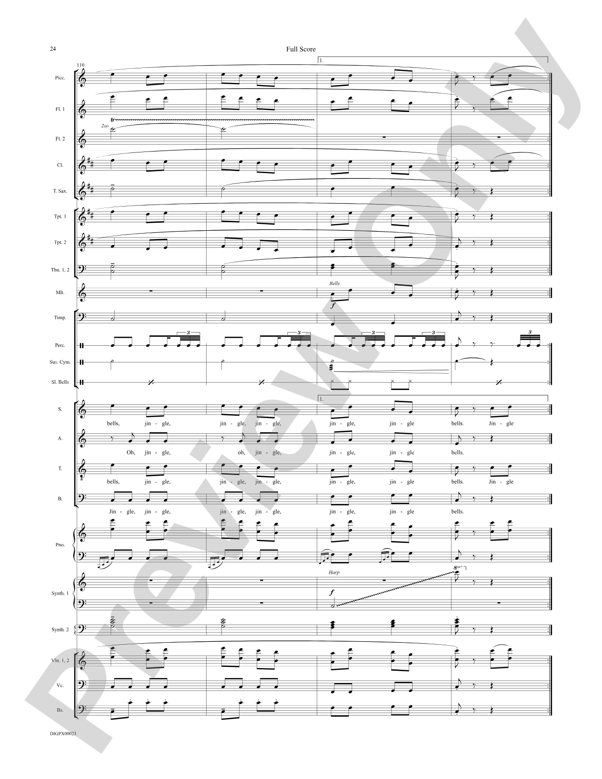 Jingle Bells Rondo: Choral SoundPax