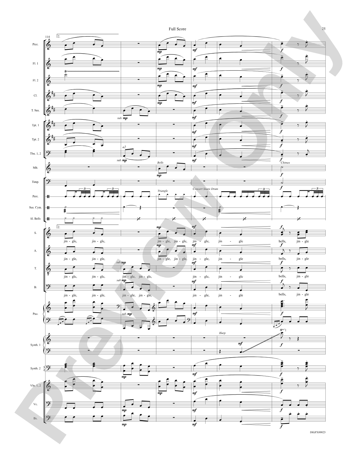 Jingle Bells Rondo: Choral SoundPax