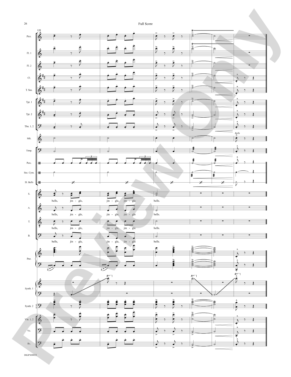 Jingle Bells Rondo: Choral SoundPax