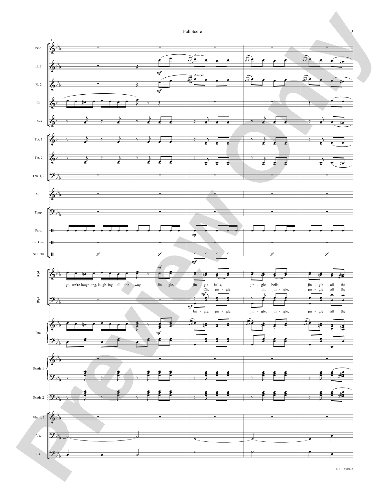 Jingle Bells Rondo: Choral SoundPax