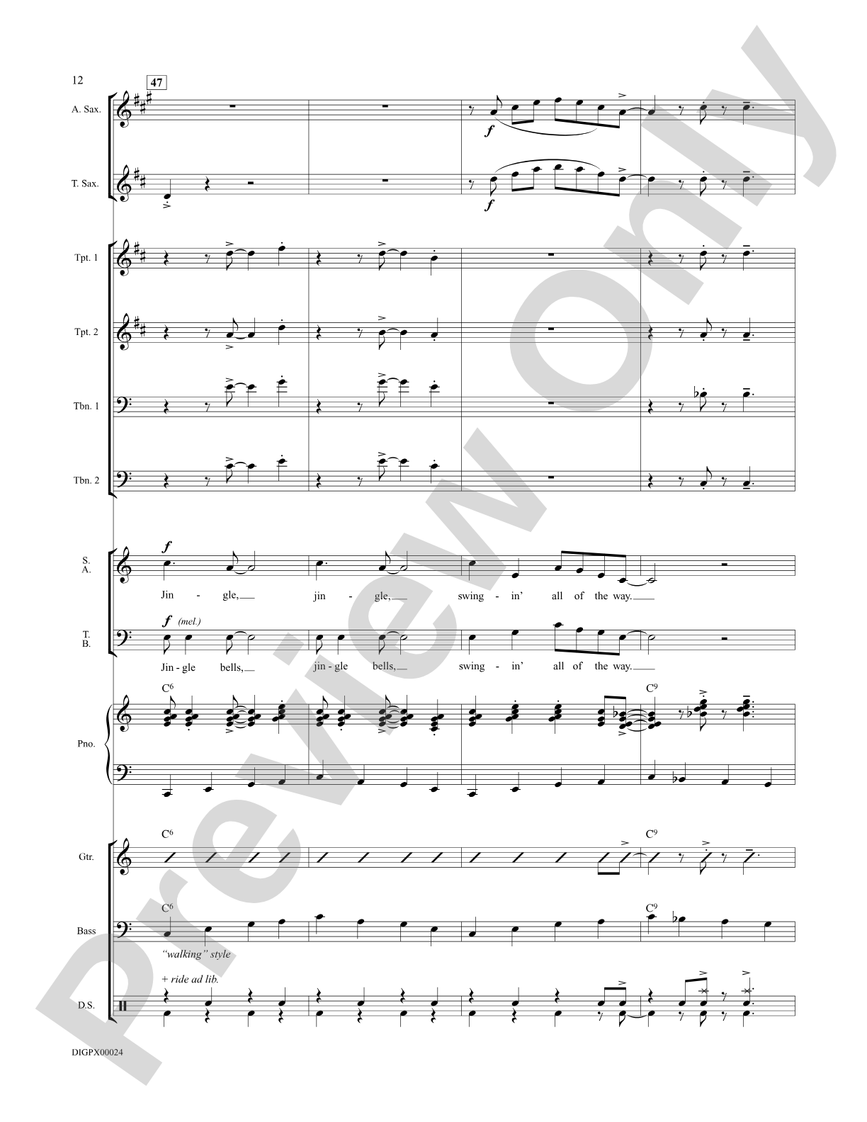What Will Santa Claus Say? (When He Finds Everybody Swingin'): Choral SoundPax