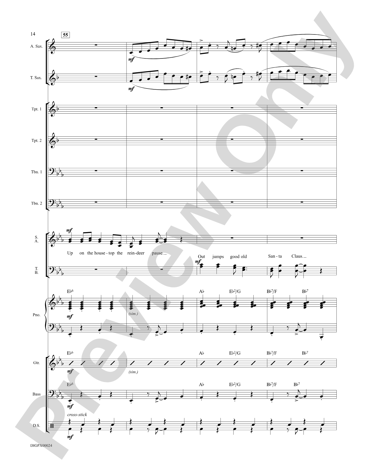 What Will Santa Claus Say? (When He Finds Everybody Swingin'): Choral SoundPax
