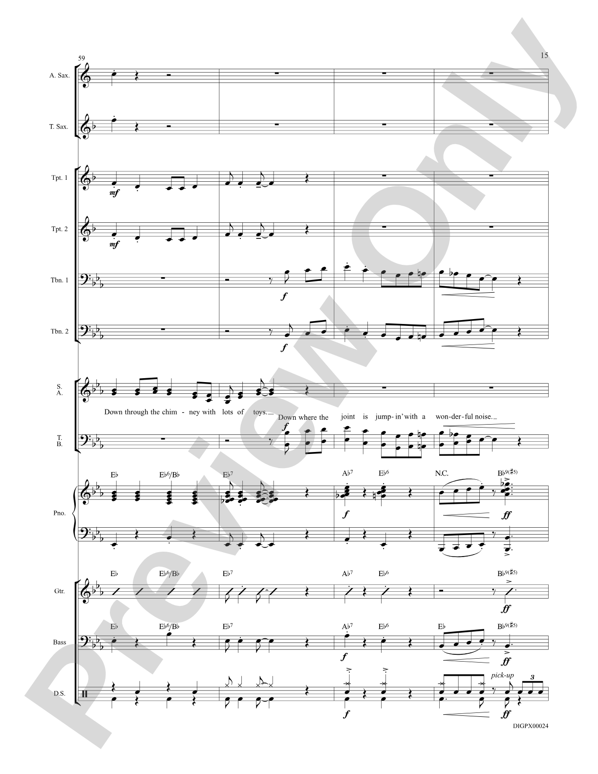 What Will Santa Claus Say? (When He Finds Everybody Swingin'): Choral SoundPax