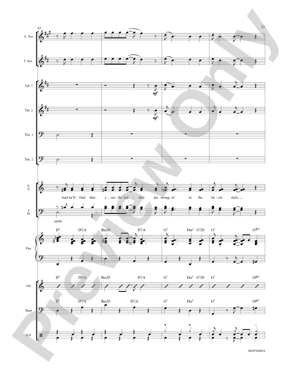 What Will Santa Claus Say? (When He Finds Everybody Swingin'): Choral SoundPax