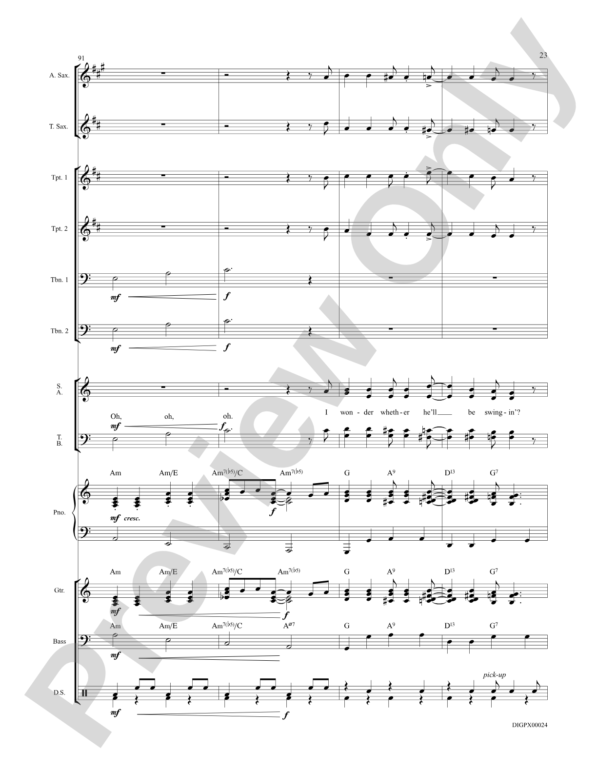 What Will Santa Claus Say? (When He Finds Everybody Swingin'): Choral SoundPax