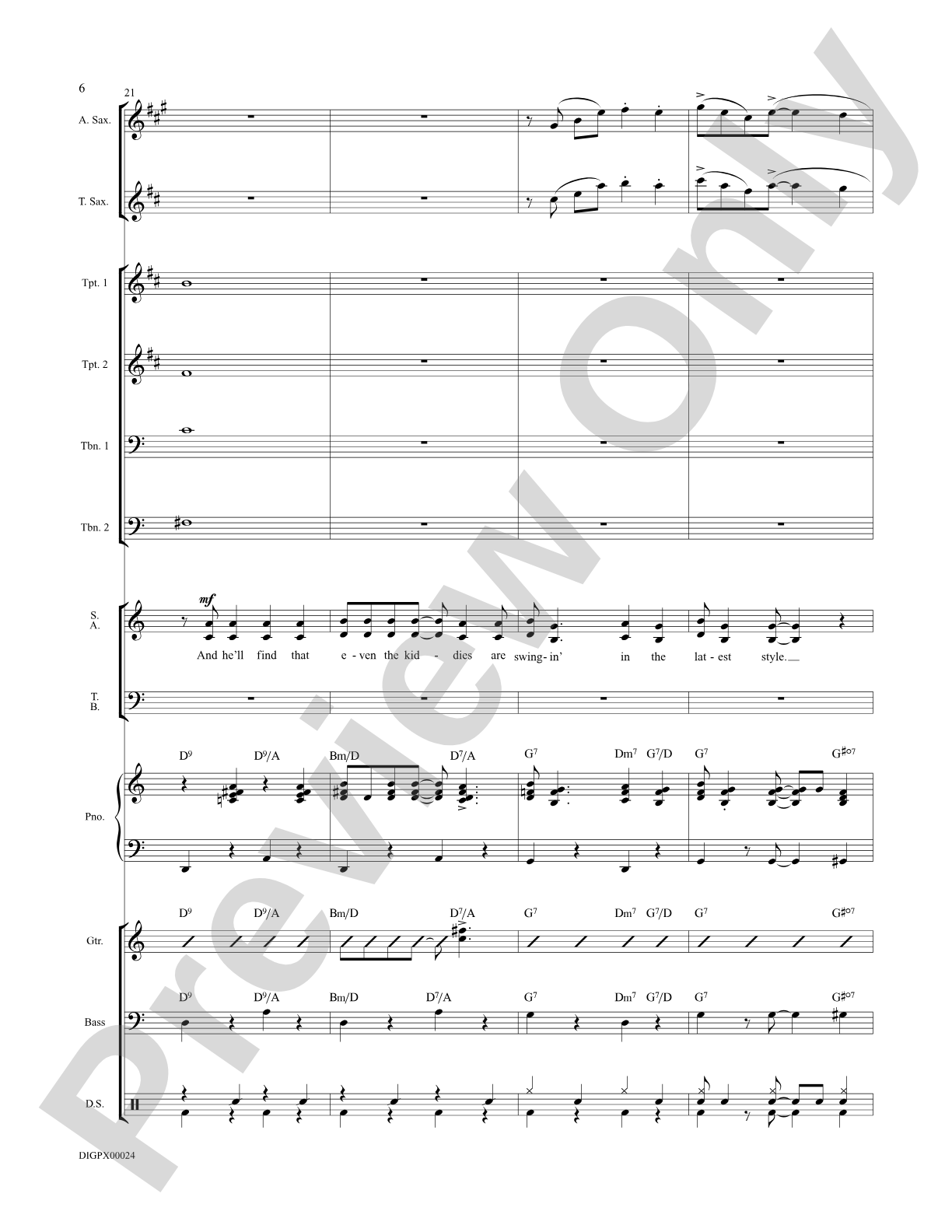What Will Santa Claus Say? (When He Finds Everybody Swingin'): Choral SoundPax