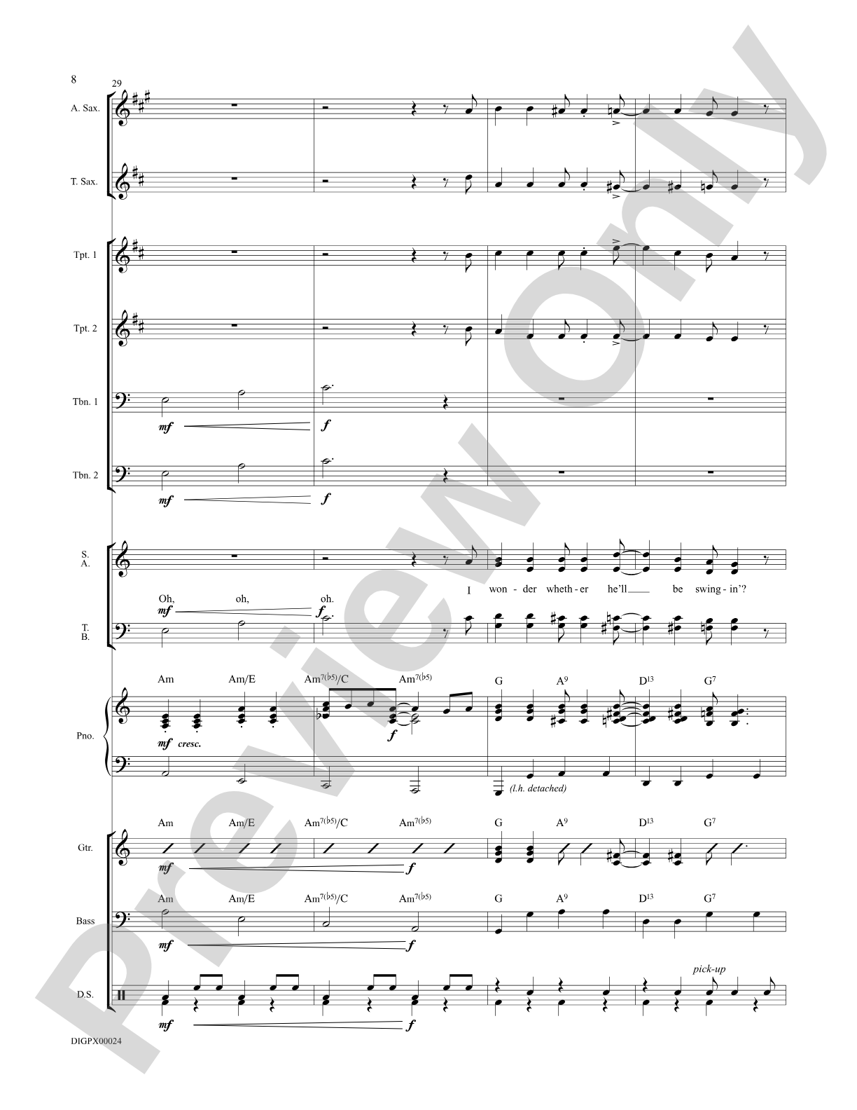 What Will Santa Claus Say? (When He Finds Everybody Swingin'): Choral SoundPax