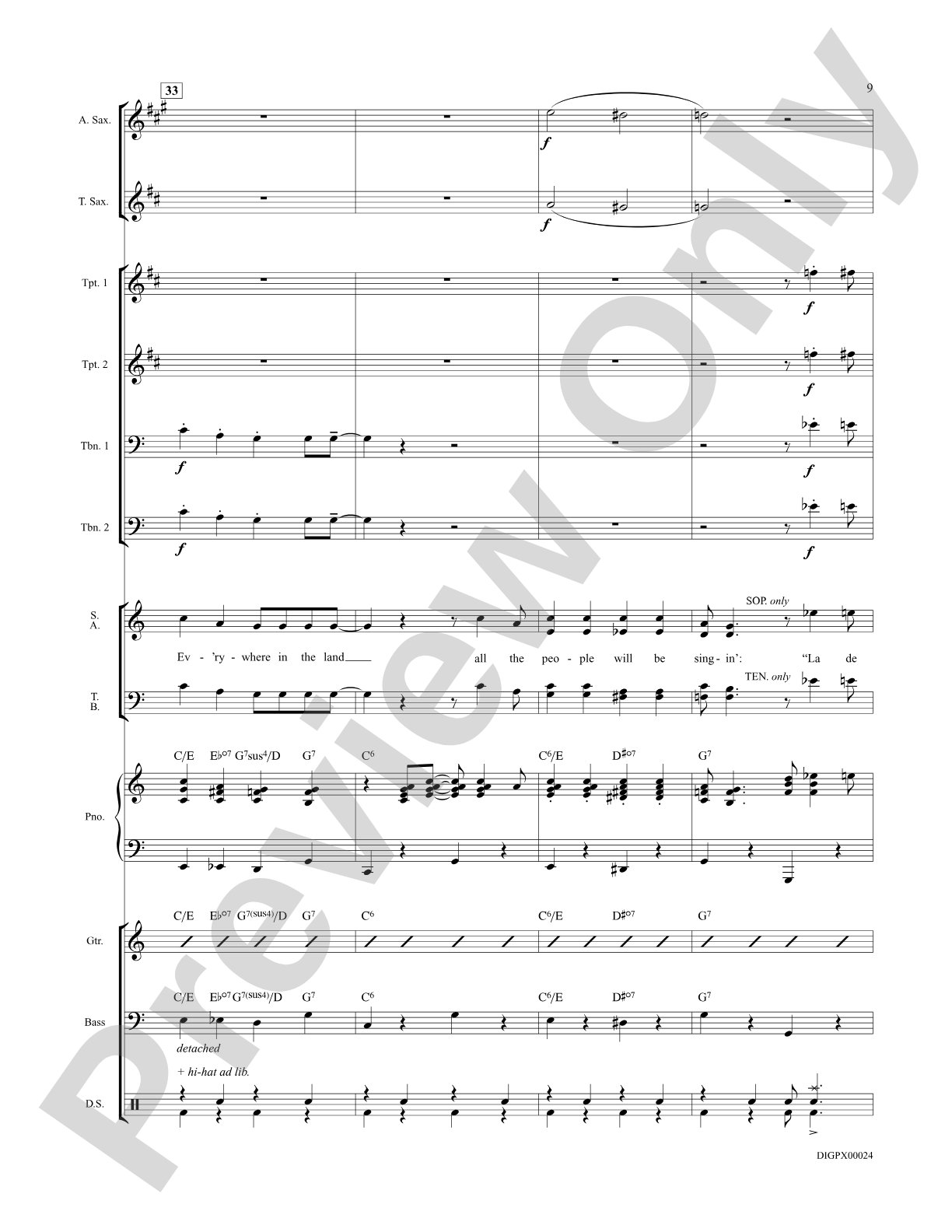 What Will Santa Claus Say? (When He Finds Everybody Swingin'): Choral SoundPax