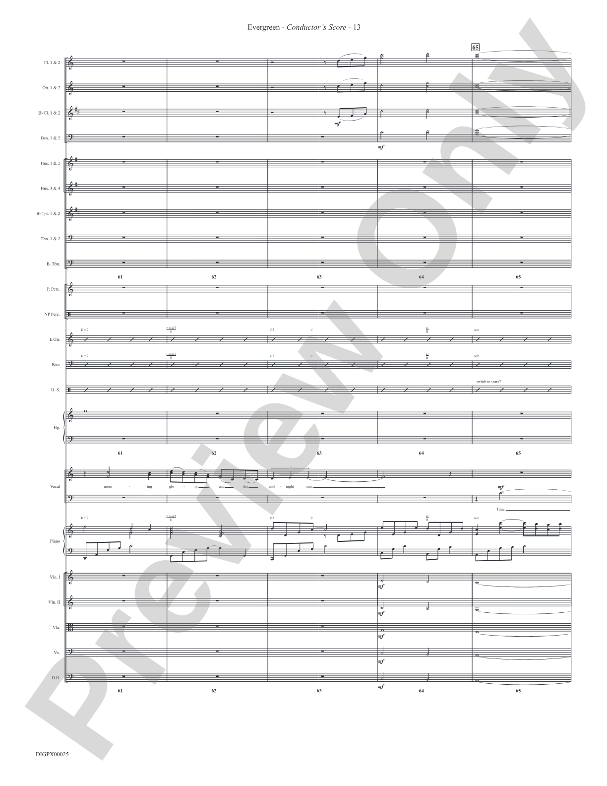Evergreen (Love Theme from <i>A Star Is Born</i>): Choral SoundPax