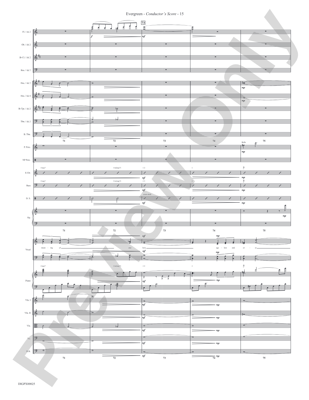 Evergreen (Love Theme from <i>A Star Is Born</i>): Choral SoundPax