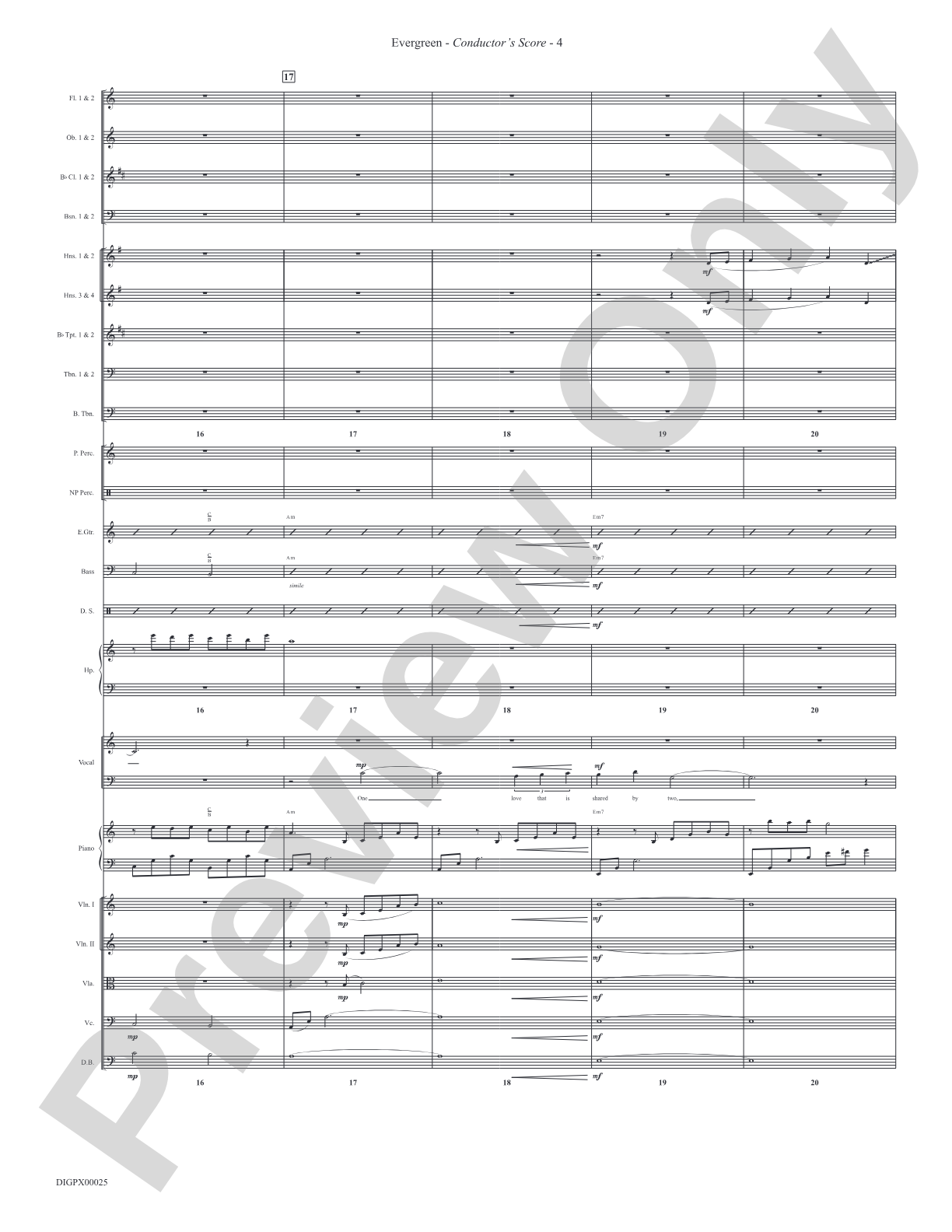 Evergreen (Love Theme from <i>A Star Is Born</i>): Choral SoundPax