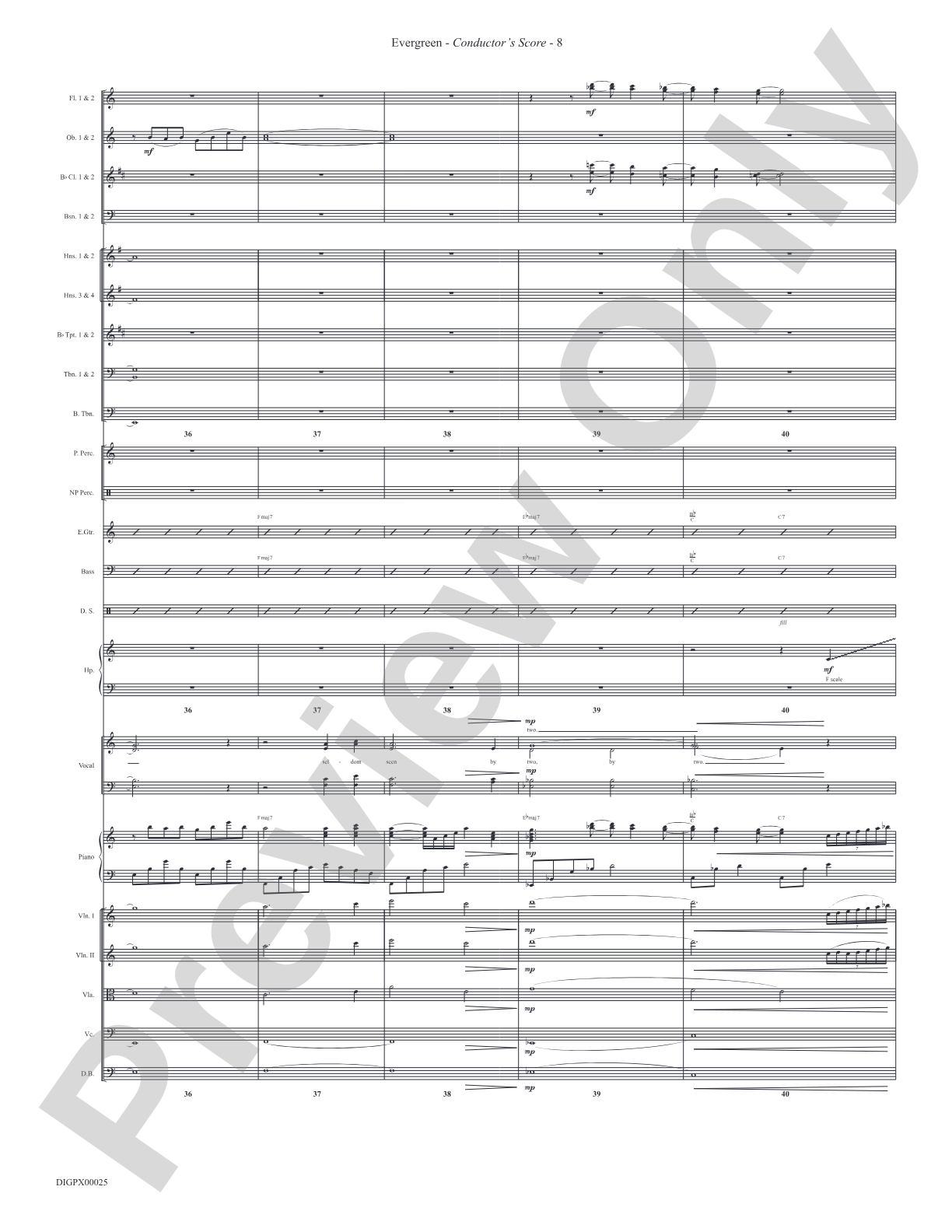 Evergreen (Love Theme from <i>A Star Is Born</i>): Choral SoundPax