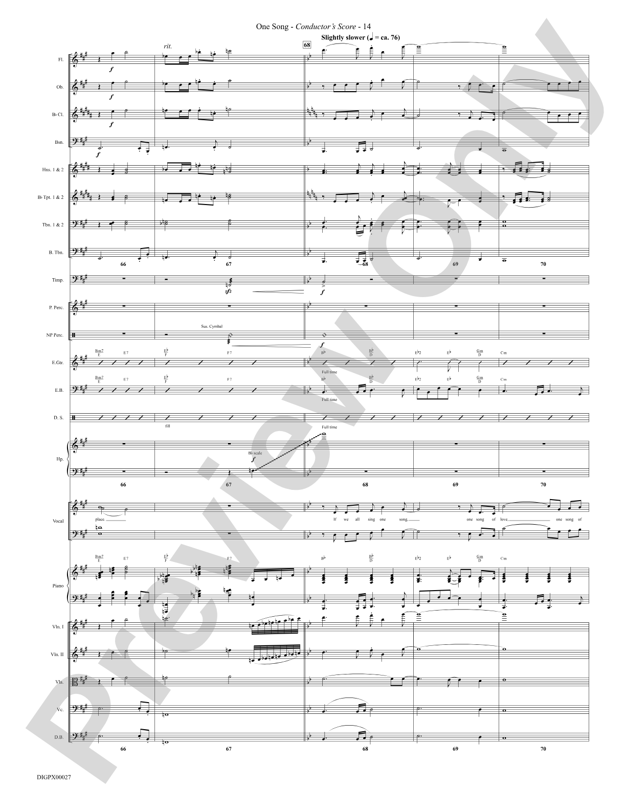 One Song: Choral SoundPax