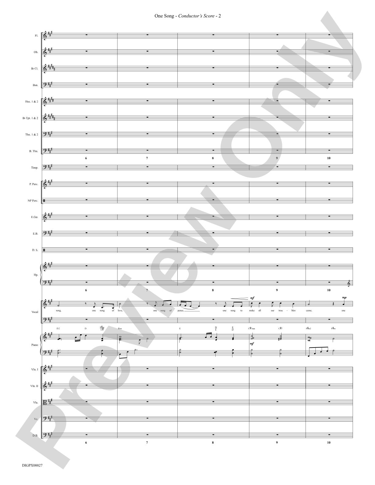 One Song: Choral SoundPax