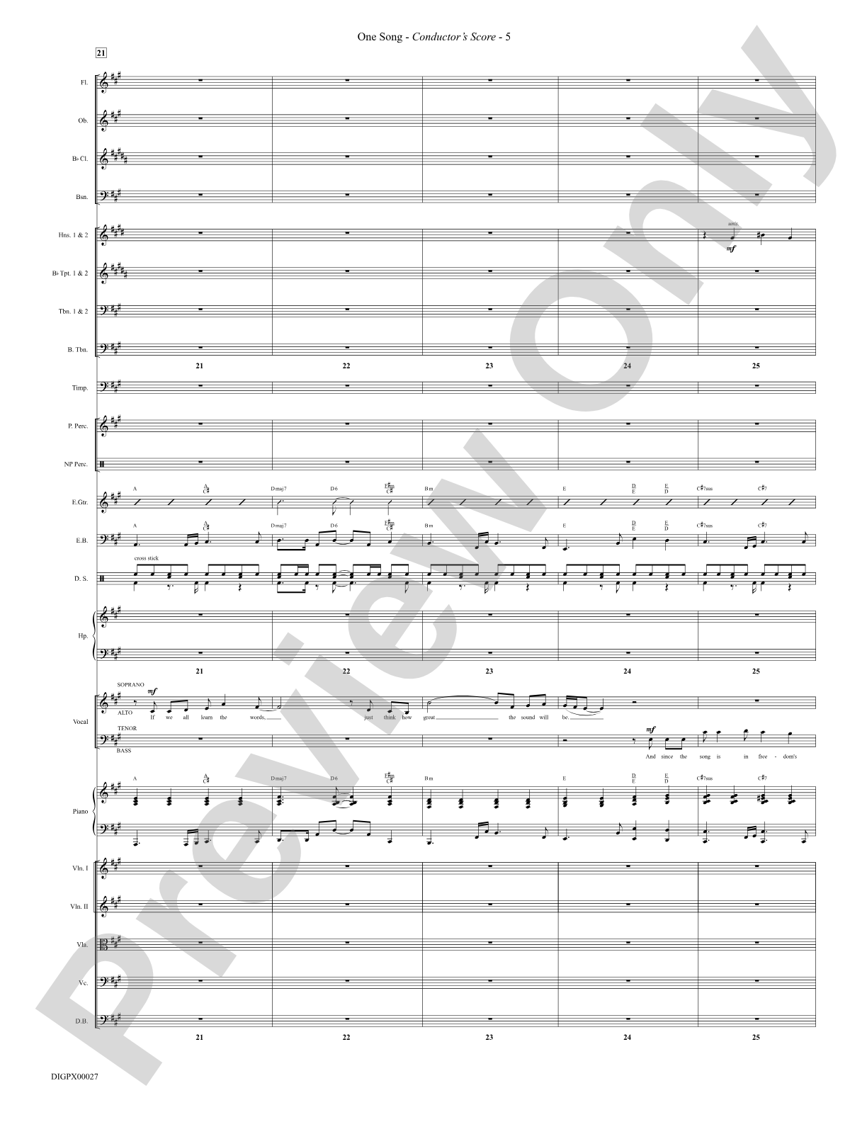 One Song: Choral SoundPax