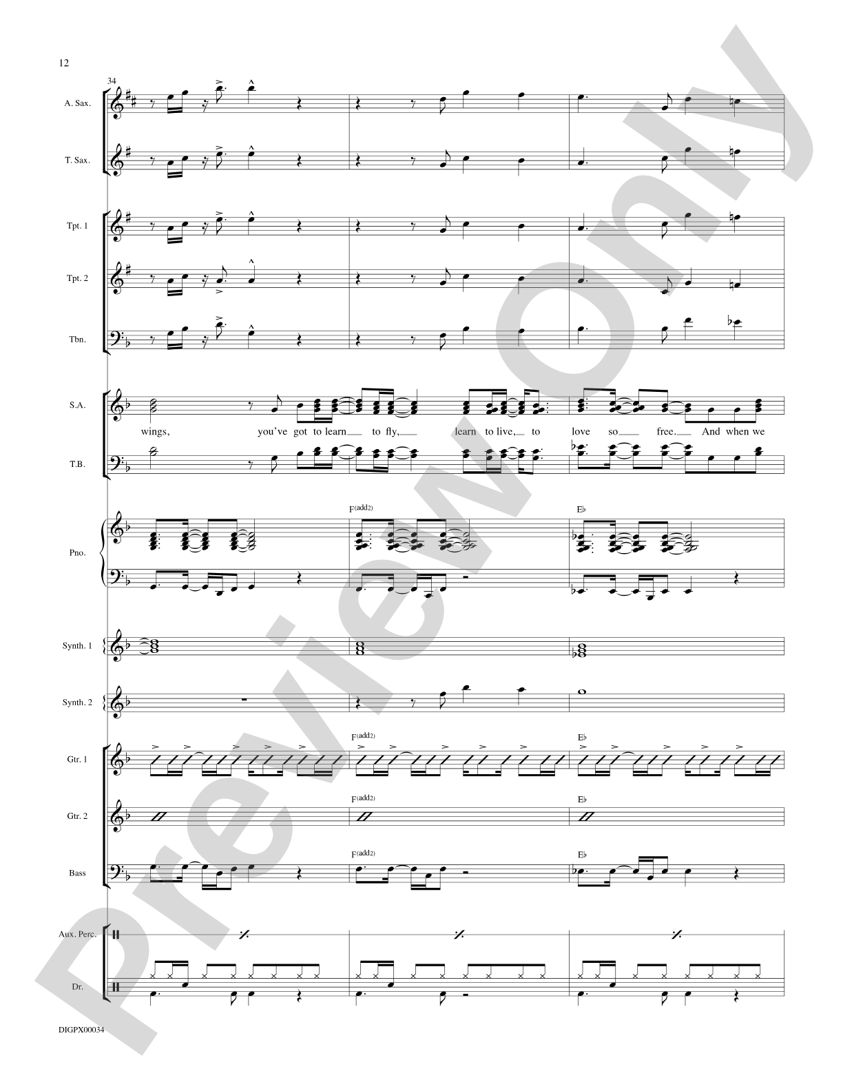 Broken Wings: Choral SoundPax