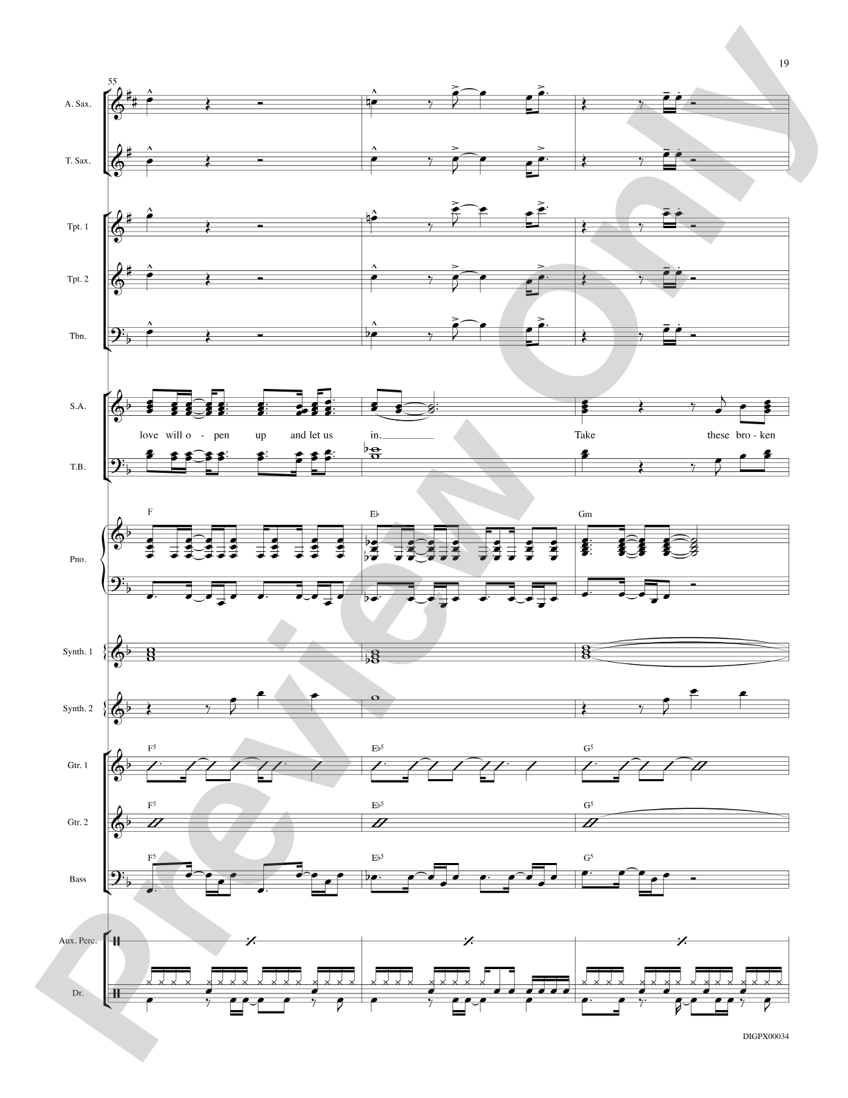 Broken Wings: Choral SoundPax