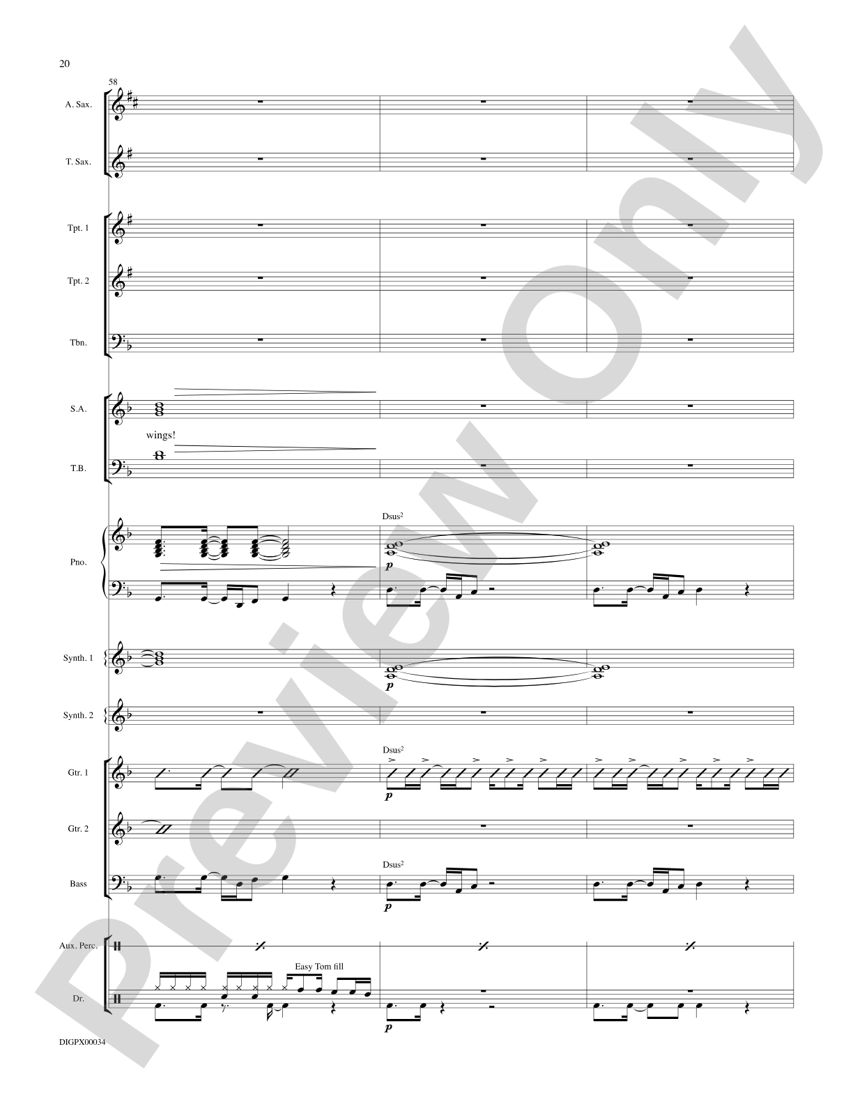 Broken Wings: Choral SoundPax