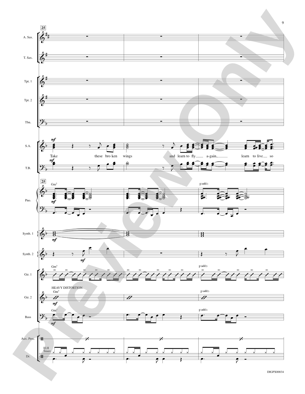 Broken Wings: Choral SoundPax