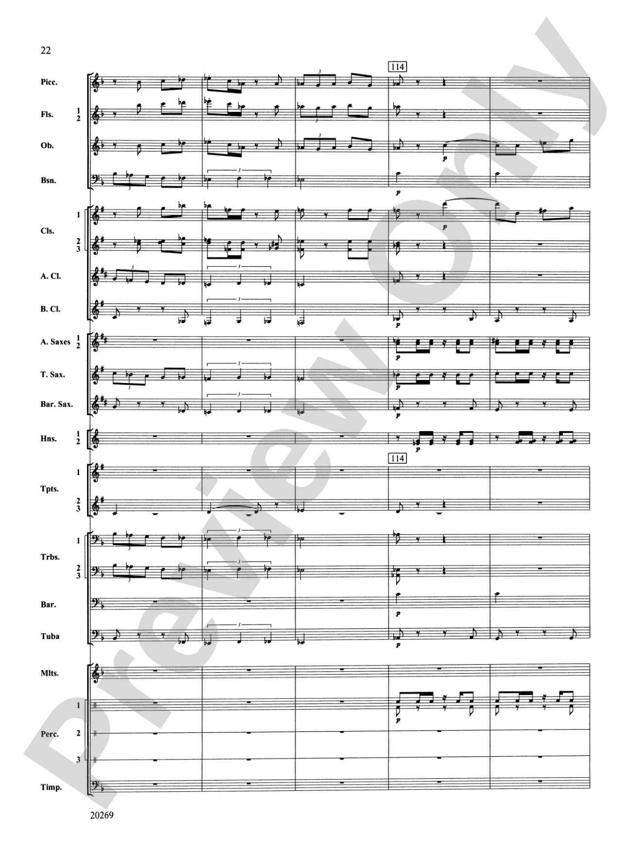 Night in the Tropics: Concert Band Conductor Score & Parts