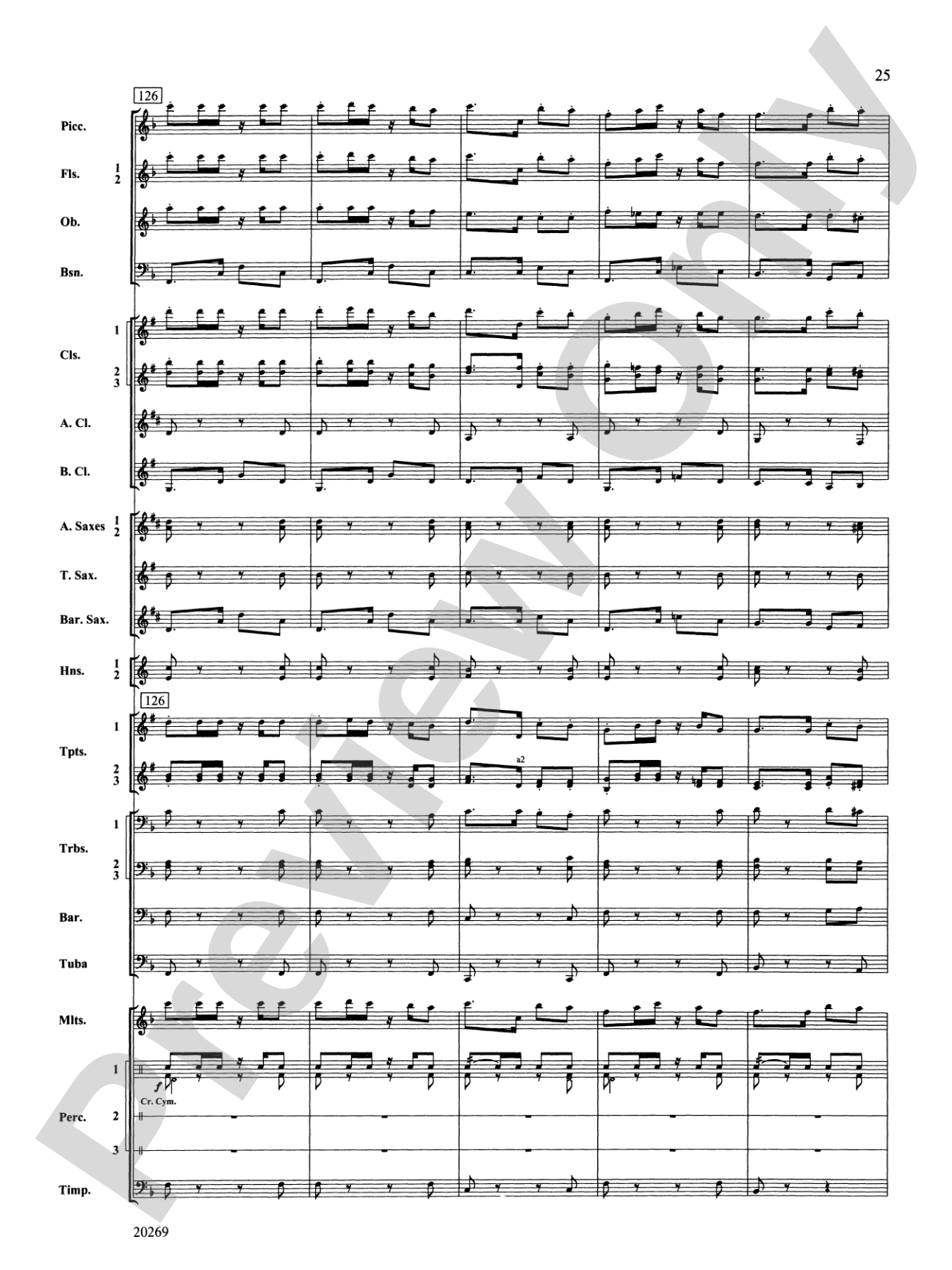 Night in the Tropics: Concert Band Conductor Score & Parts