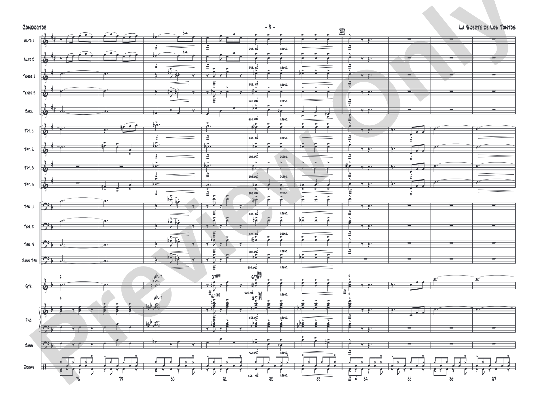 La Suerte de los Tontos: Score