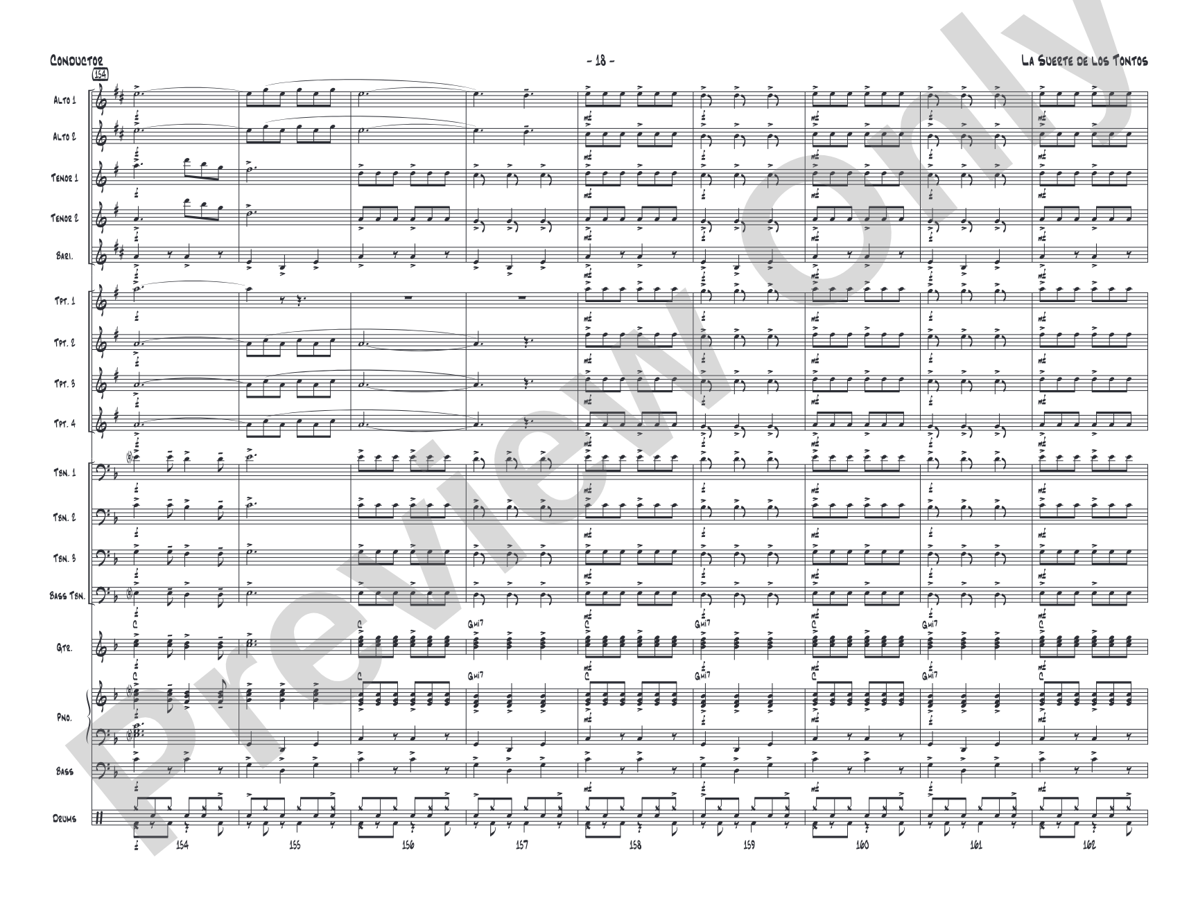 La Suerte de los Tontos: Score