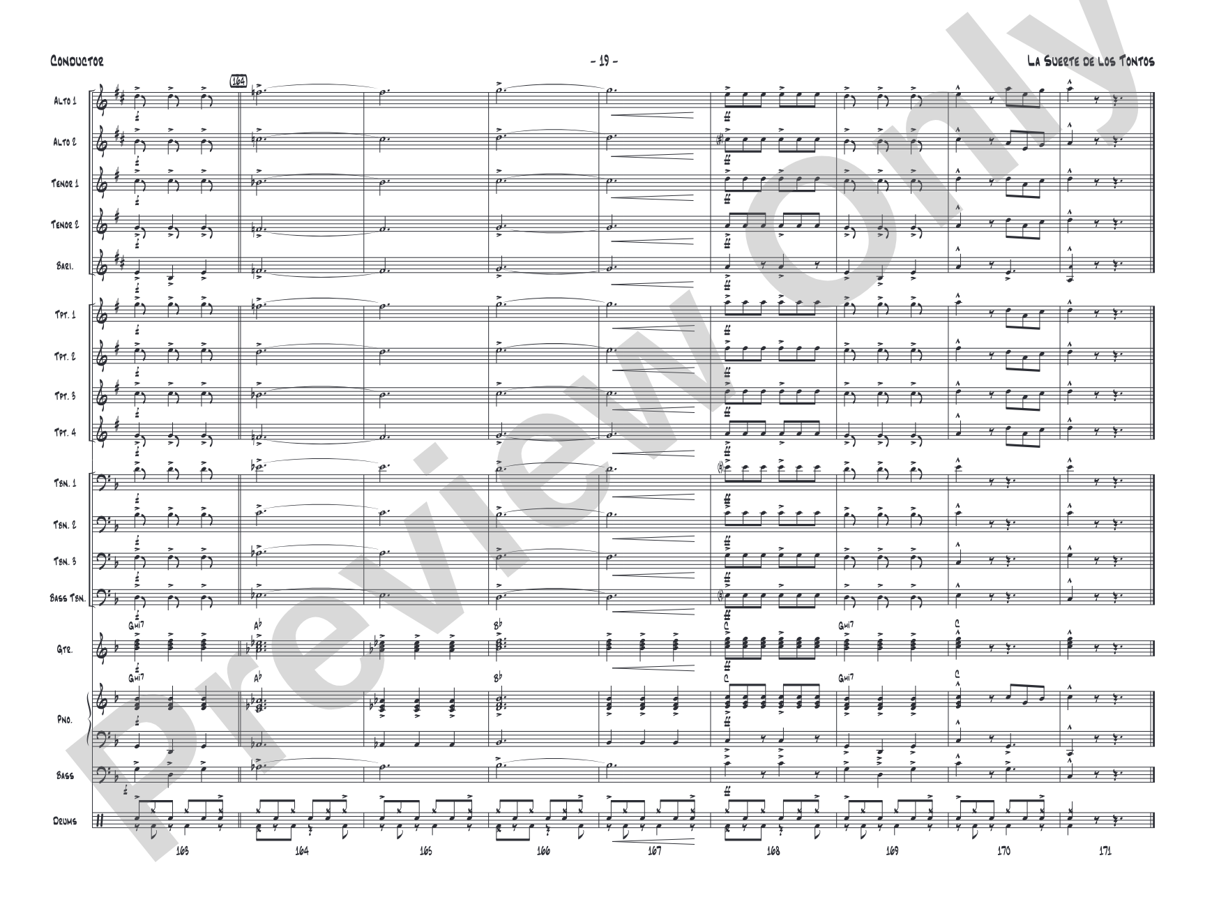 La Suerte de los Tontos: Score