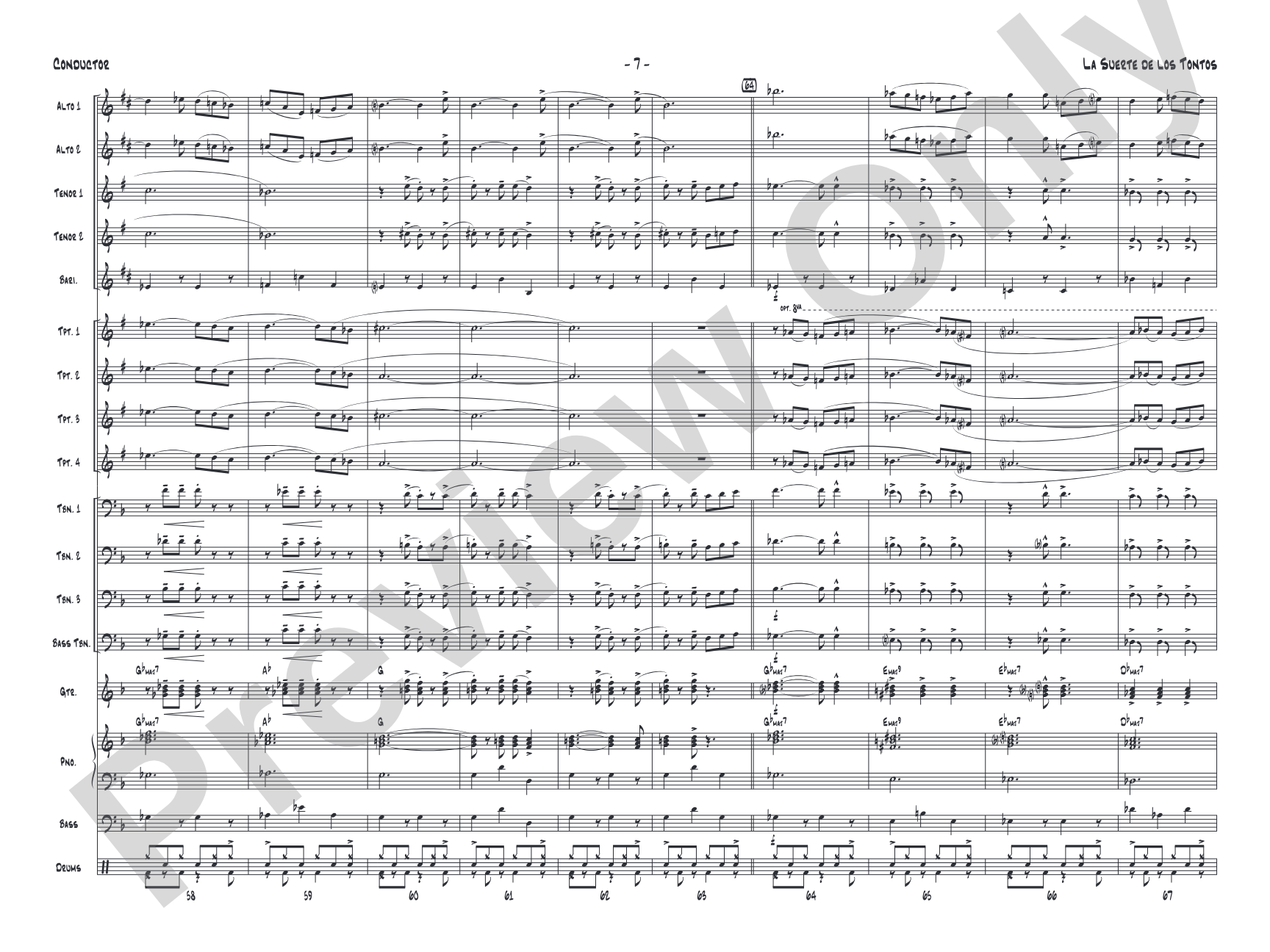 La Suerte de los Tontos: Score