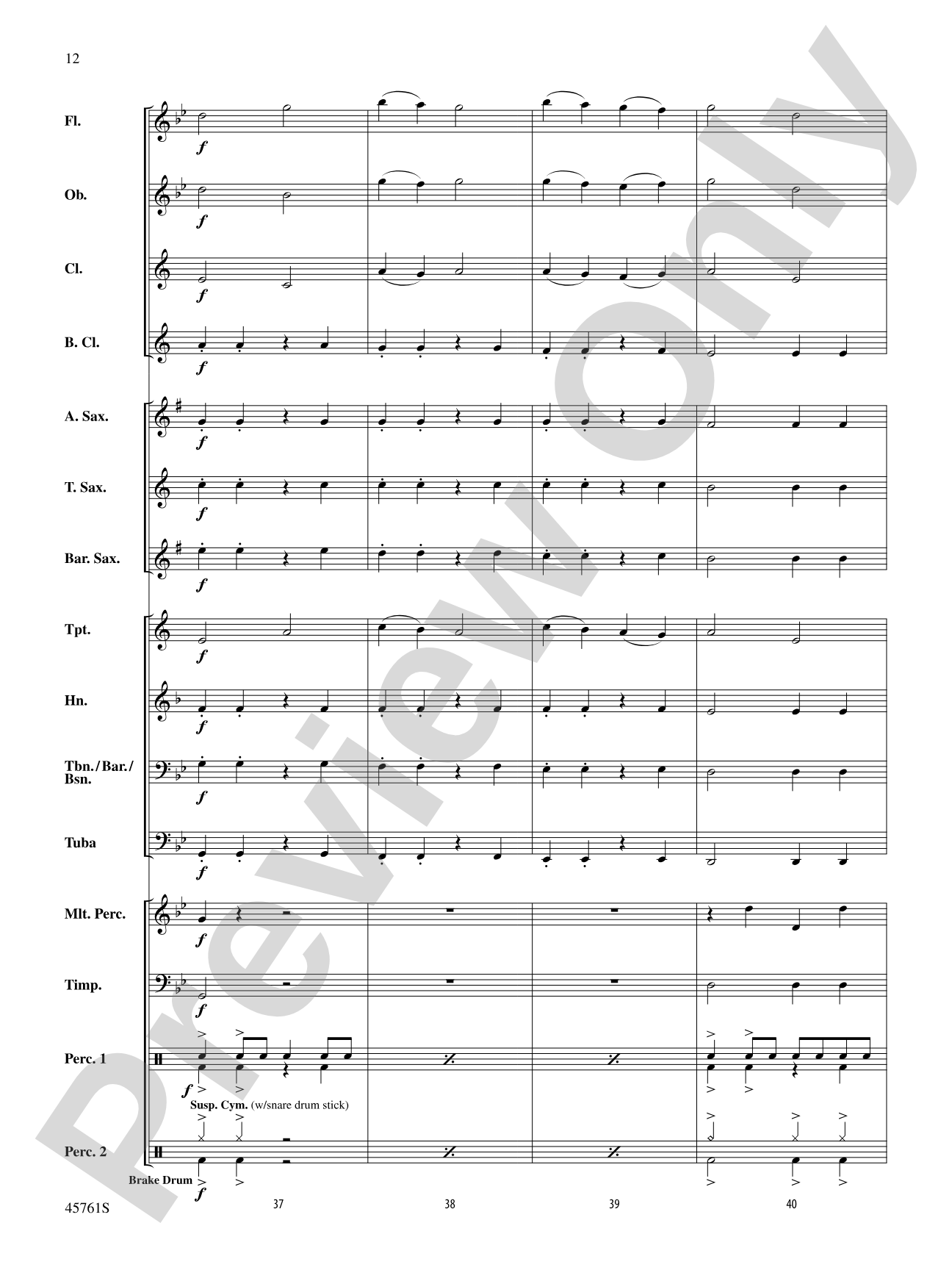 Battle of the Primes: Concert Band Conductor Score & Parts