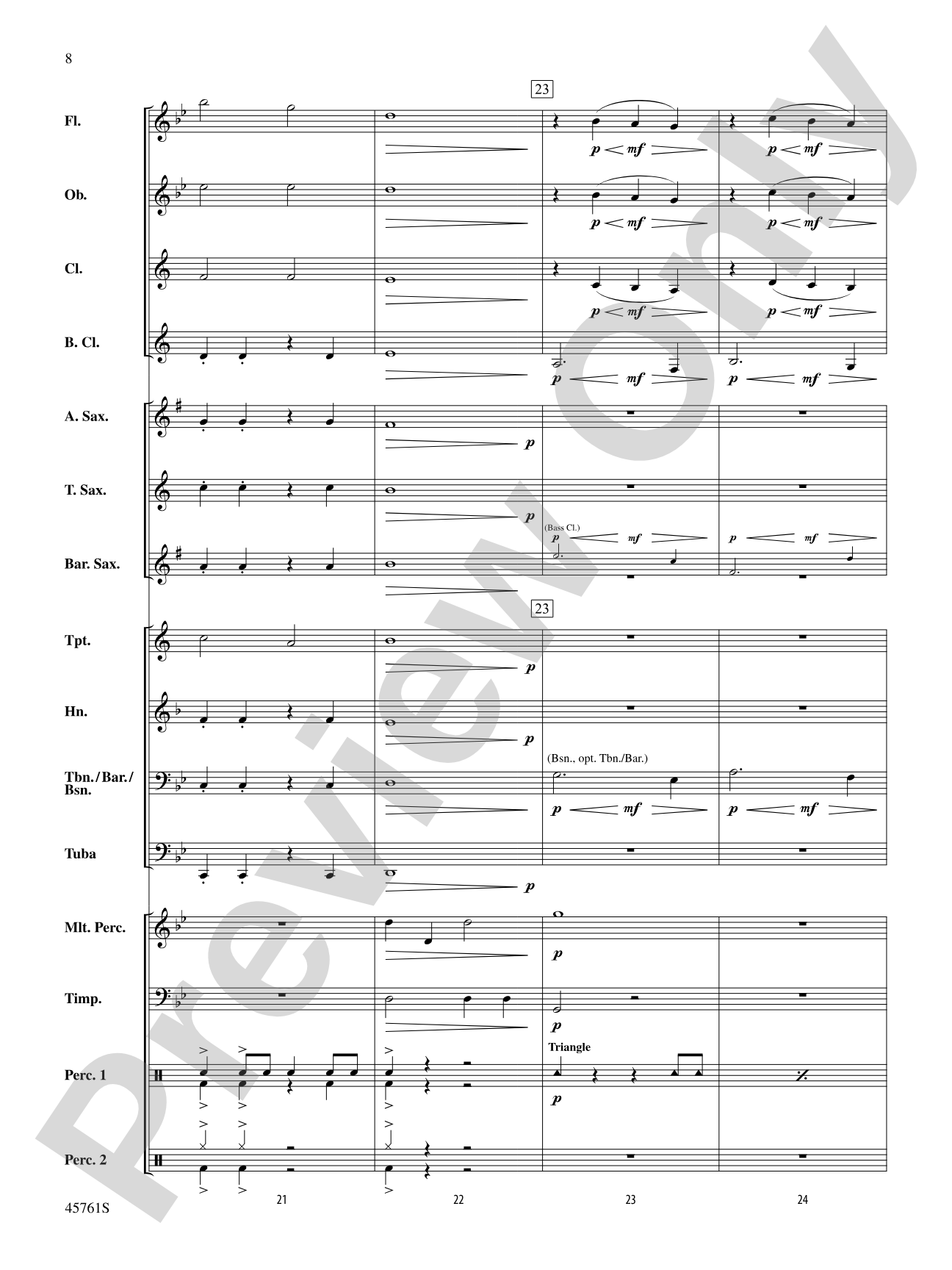 Battle of the Primes: Concert Band Conductor Score & Parts