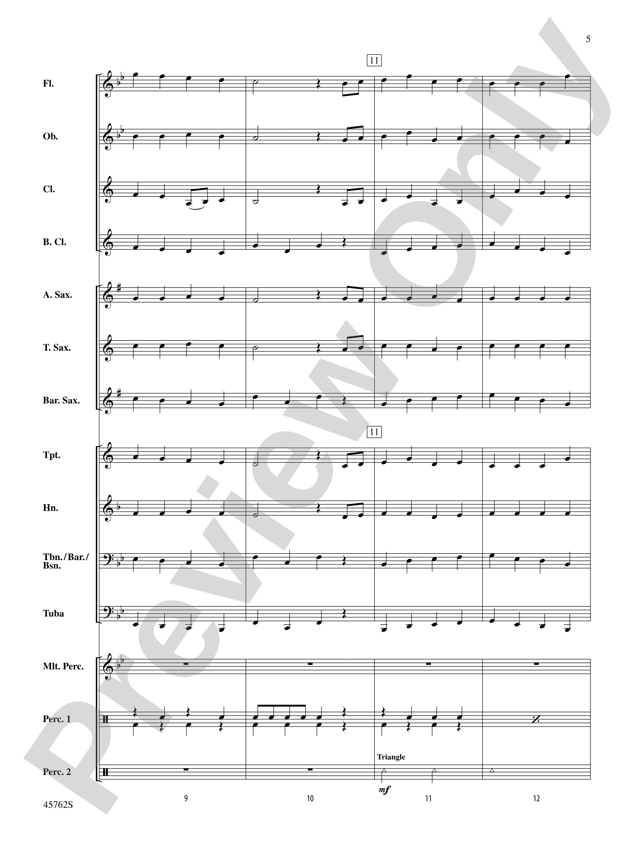 Swansea Town: Concert Band Conductor Score & Parts