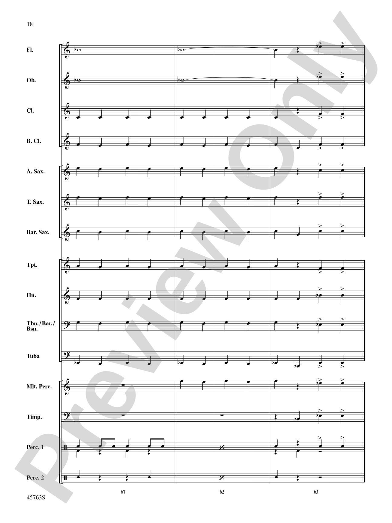 Wenceslas Variants: Concert Band Conductor Score & Parts