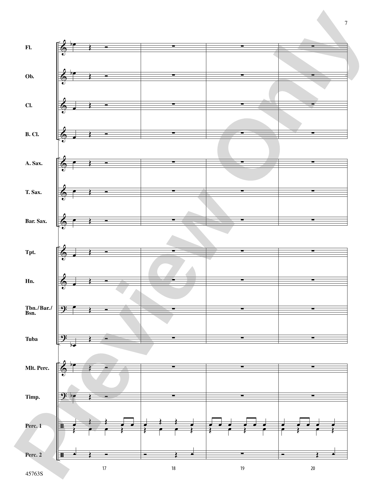 Wenceslas Variants: Concert Band Conductor Score & Parts