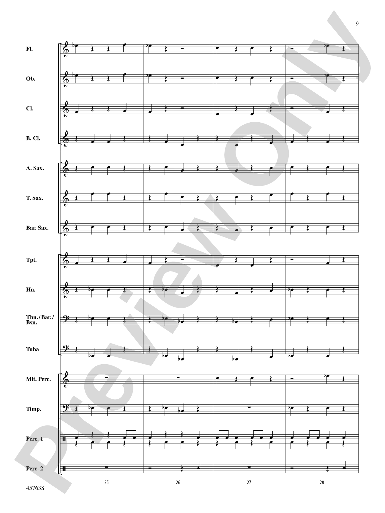 Wenceslas Variants: Concert Band Conductor Score & Parts