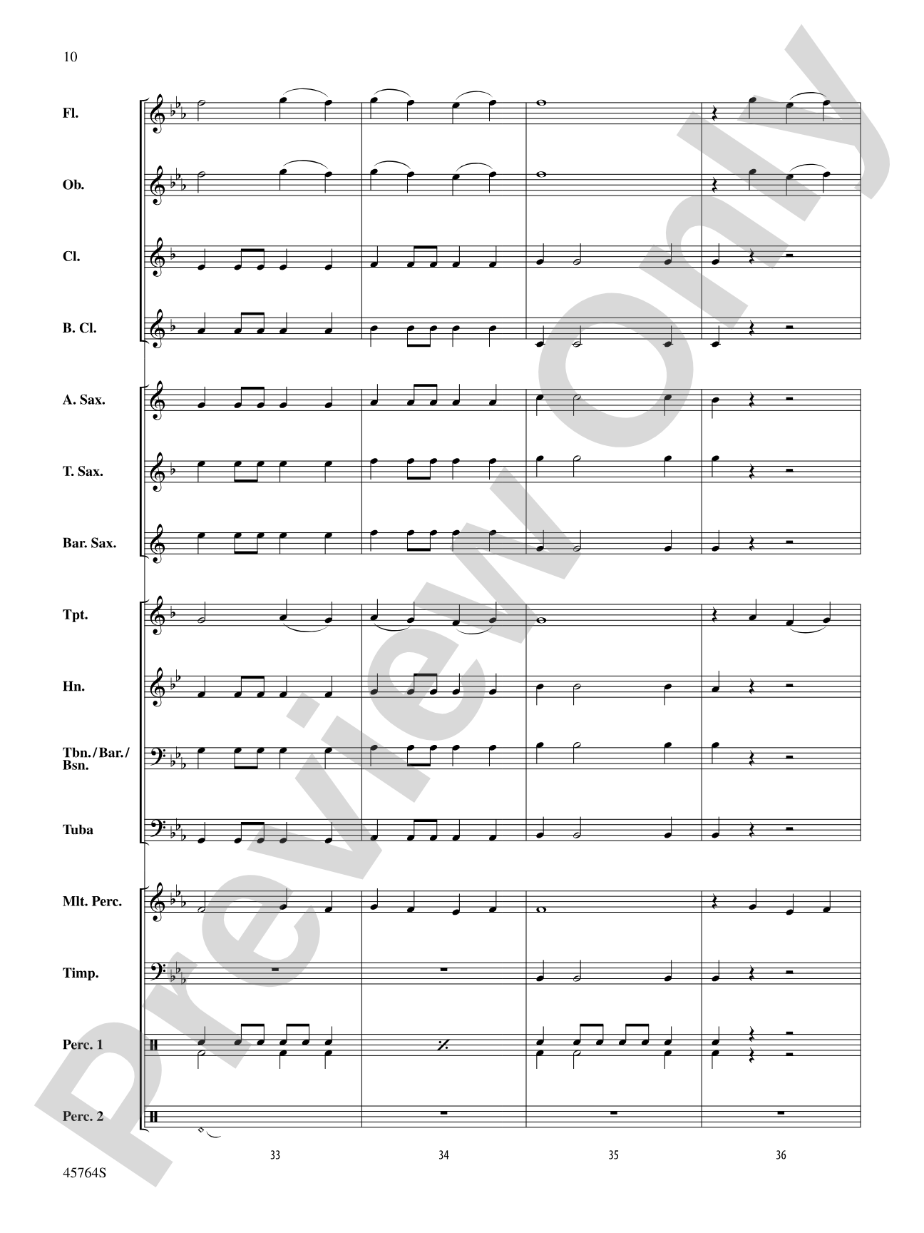 Dawn Over King's Valley: Concert Band Conductor Score & Parts